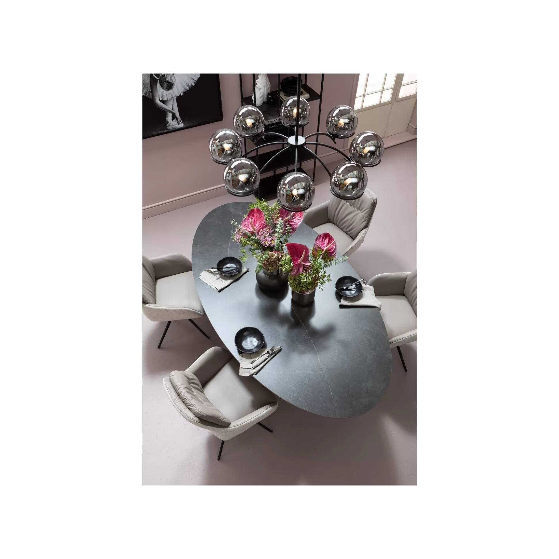 Assiettes Creuses Organic Noires 20cm Set De 4 ^KARE Design Cheap