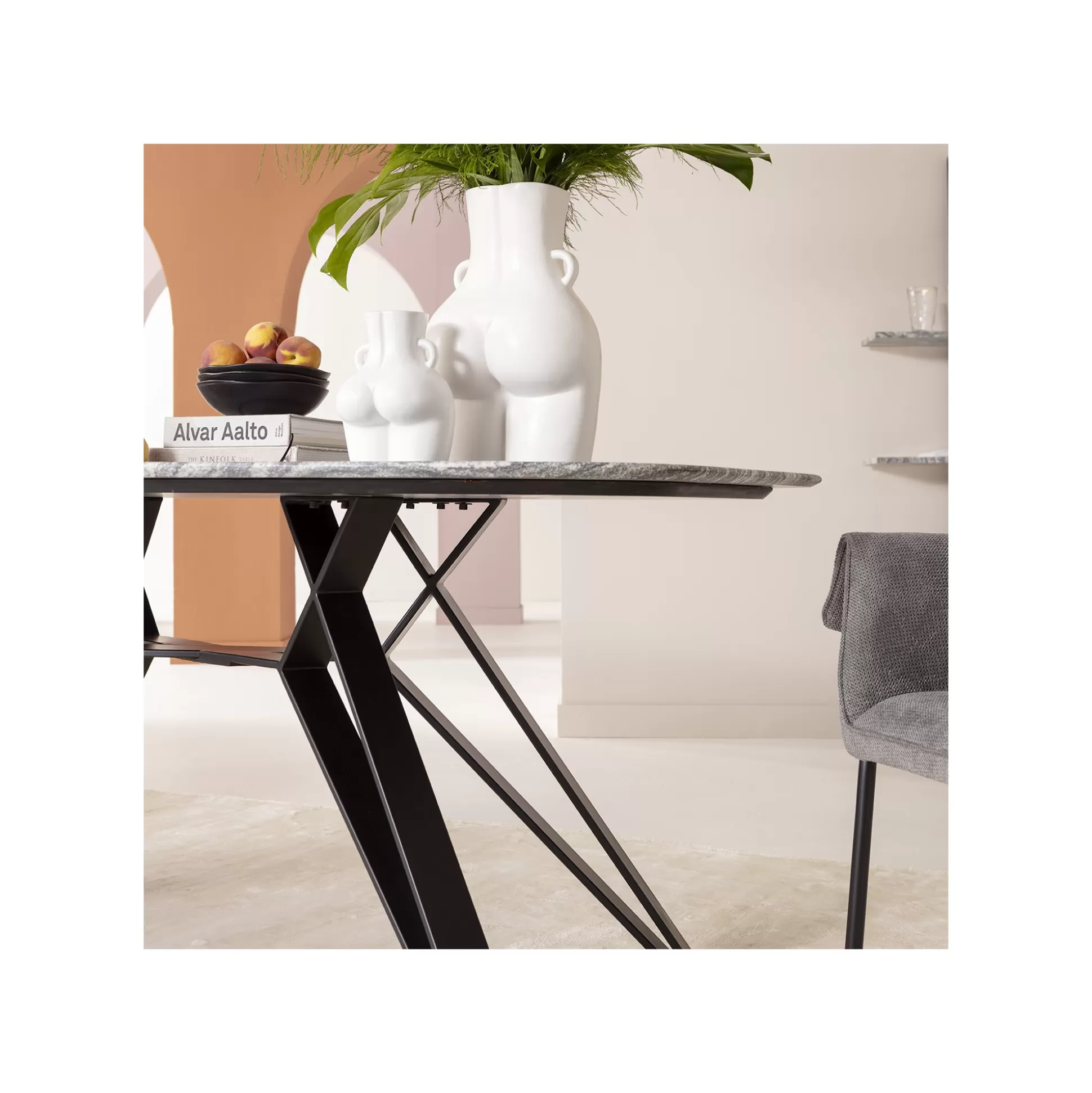 Assiettes Creuses Organic Noires 20cm Set De 4 ^KARE Design Cheap