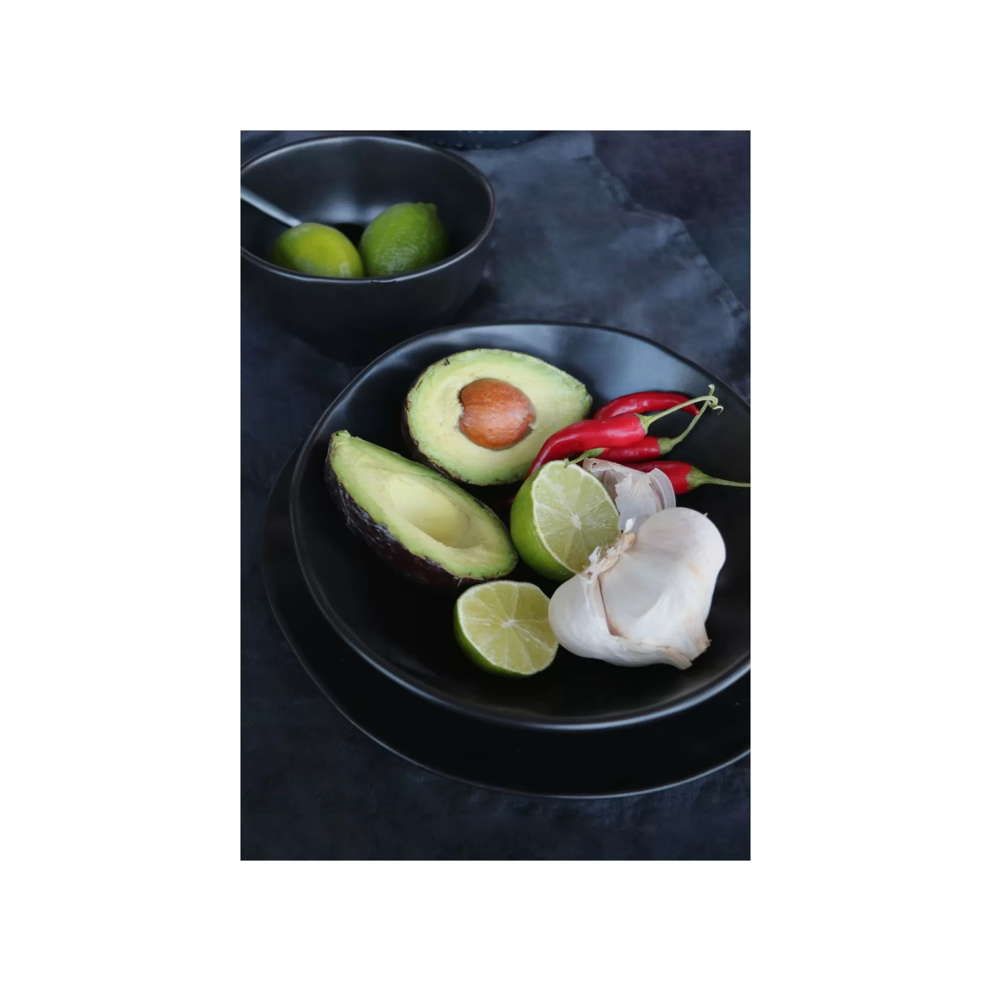 Assiettes Creuses Organic Noires 20cm Set De 4 ^KARE Design Cheap