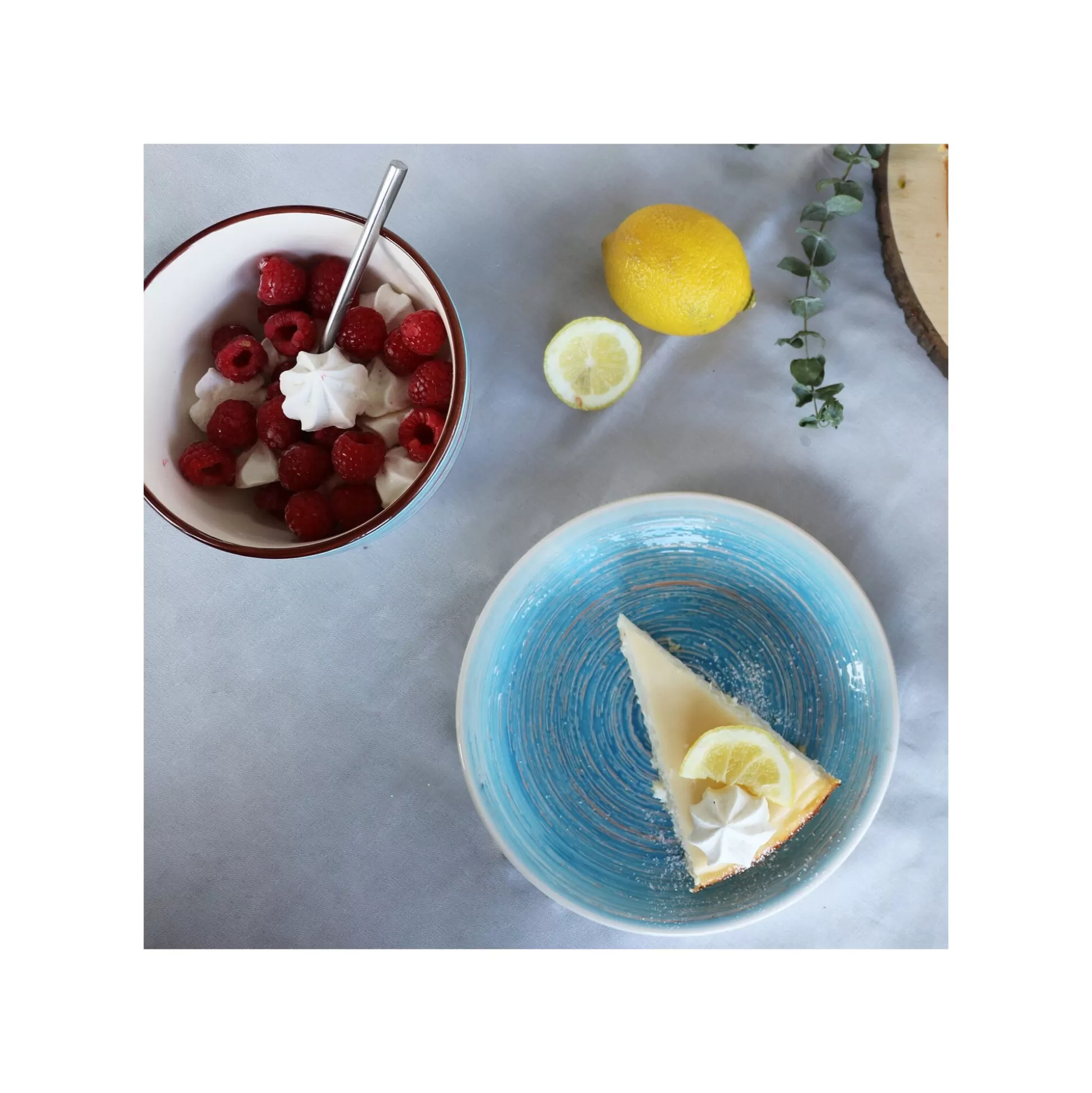 Assiettes Creuses Swirl Blue 21cm Set De 4 ^KARE Design Best Sale