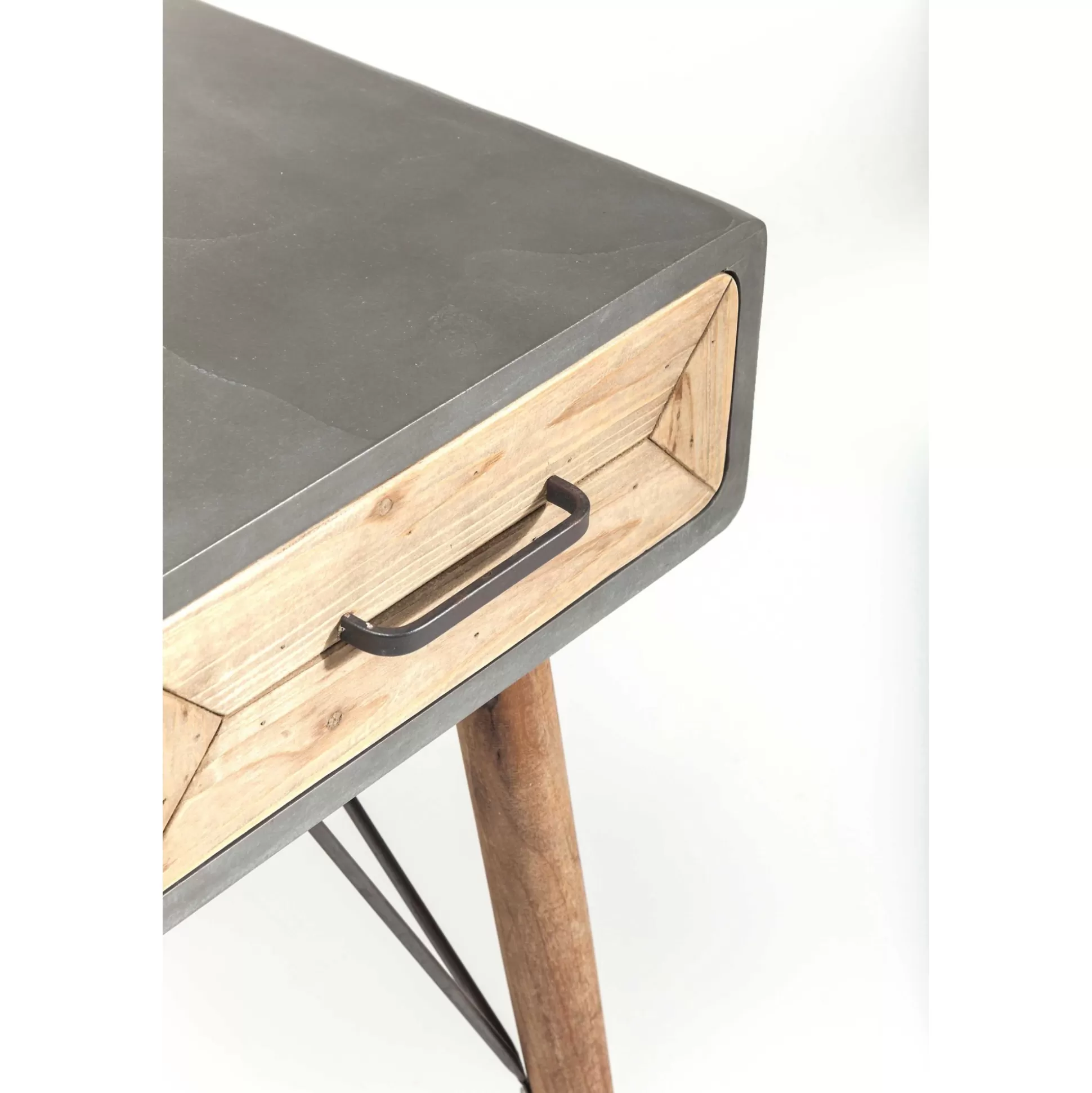 Bureau En Bois X Factory 3 Tiroirs 120x60cm ^KARE Design Shop