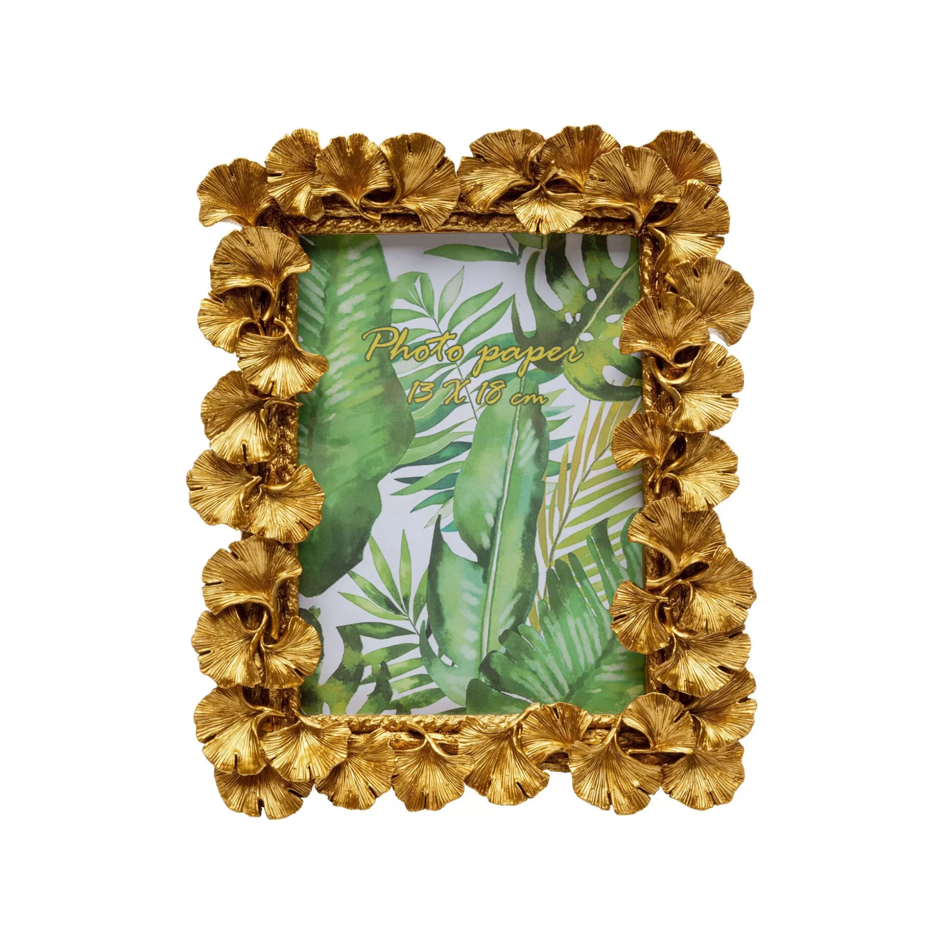 Cadre Photo Feuilles De Ginkgo Dorées 20x25cm ^KARE Design Best