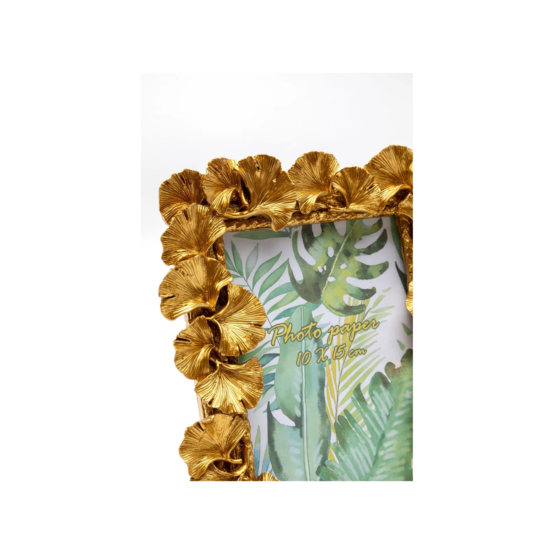 Cadre Photo Feuilles De Ginkgo Dorées 17x21cm ^KARE Design New