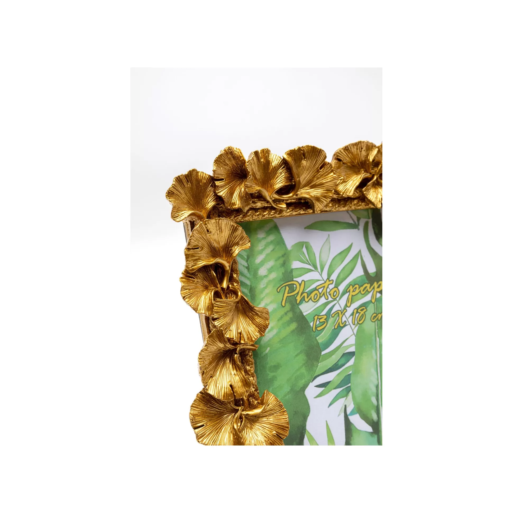 Cadre Photo Feuilles De Ginkgo Dorées 20x25cm ^KARE Design Best