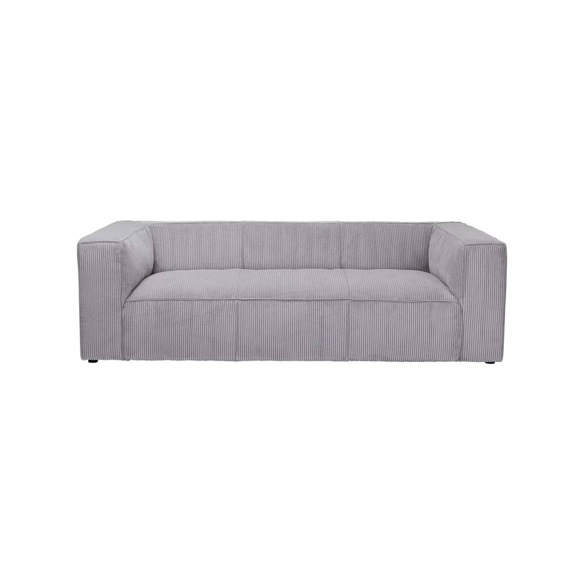 Canapé Cubetto 3 Places Cord Gris Clair ^KARE Design Online