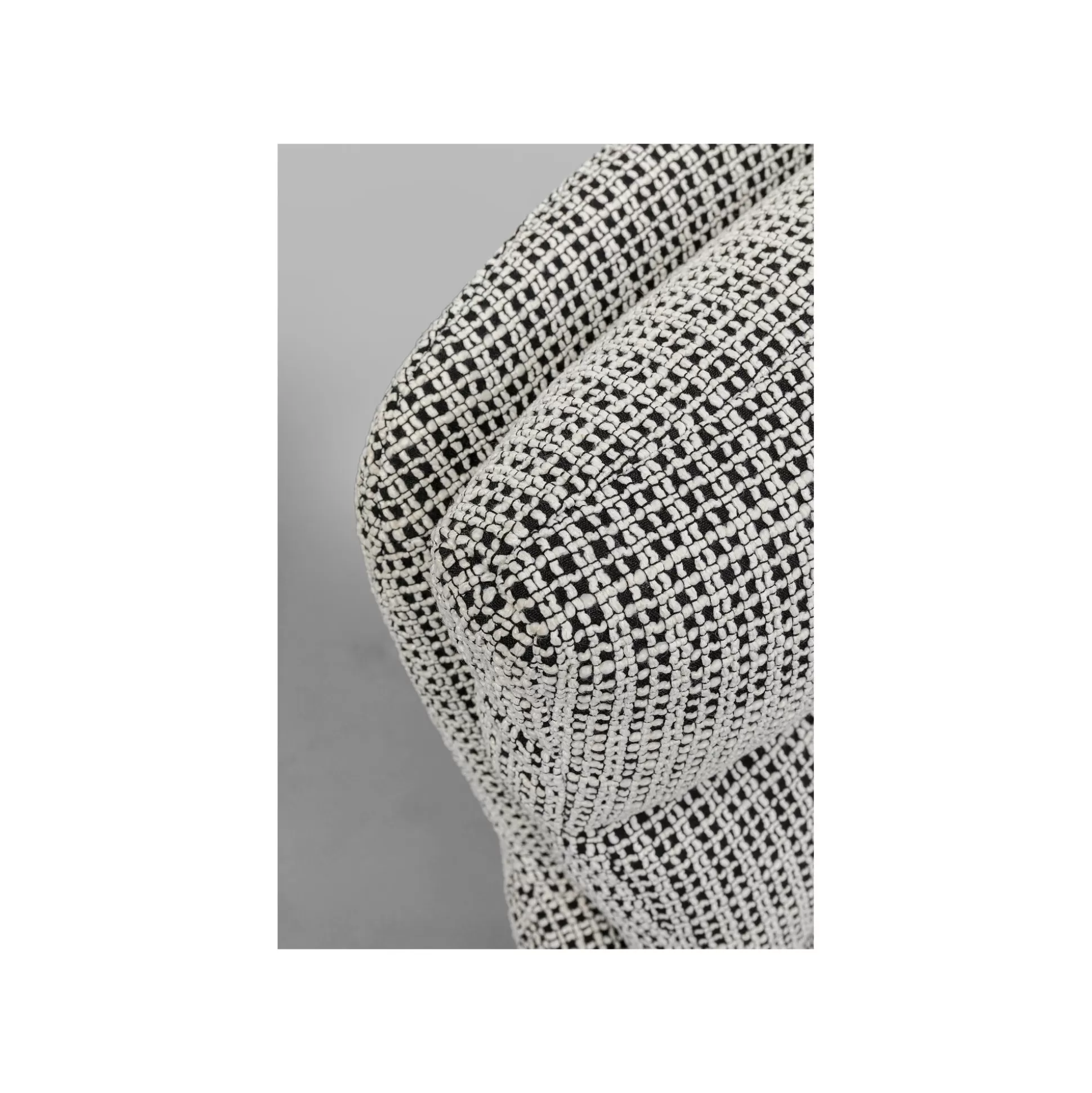 Chaise Avec Accoudoirs Pivotante Bosse Noire Et Blanche ^KARE Design Best