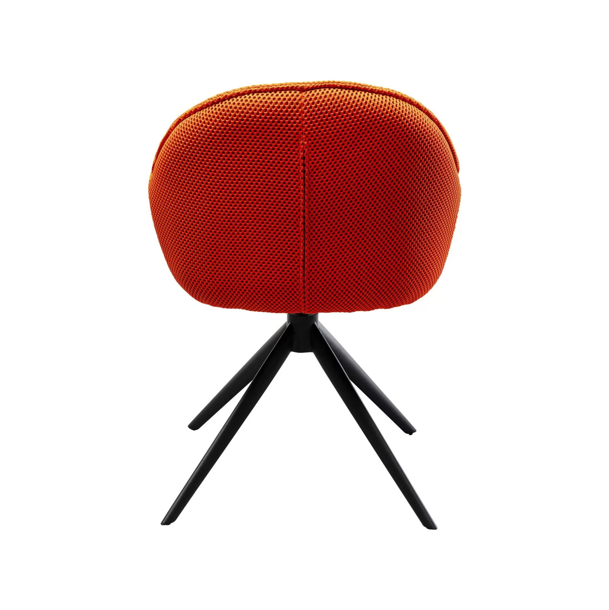 Chaise Avec Accoudoirs Pivotante Carlito Mesh Orange ^KARE Design Flash Sale