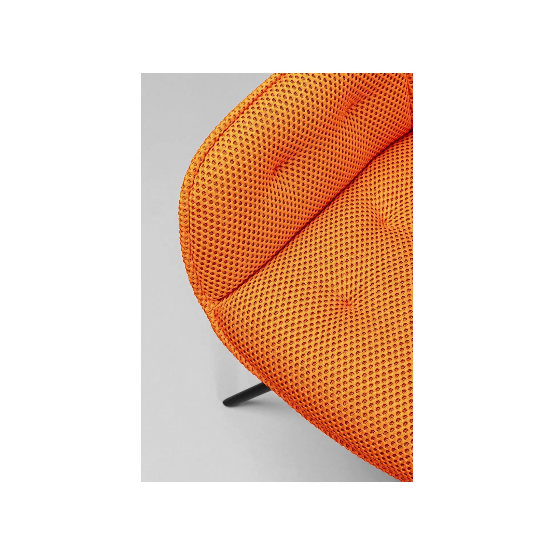 Chaise Avec Accoudoirs Pivotante Carlito Mesh Orange ^KARE Design Flash Sale