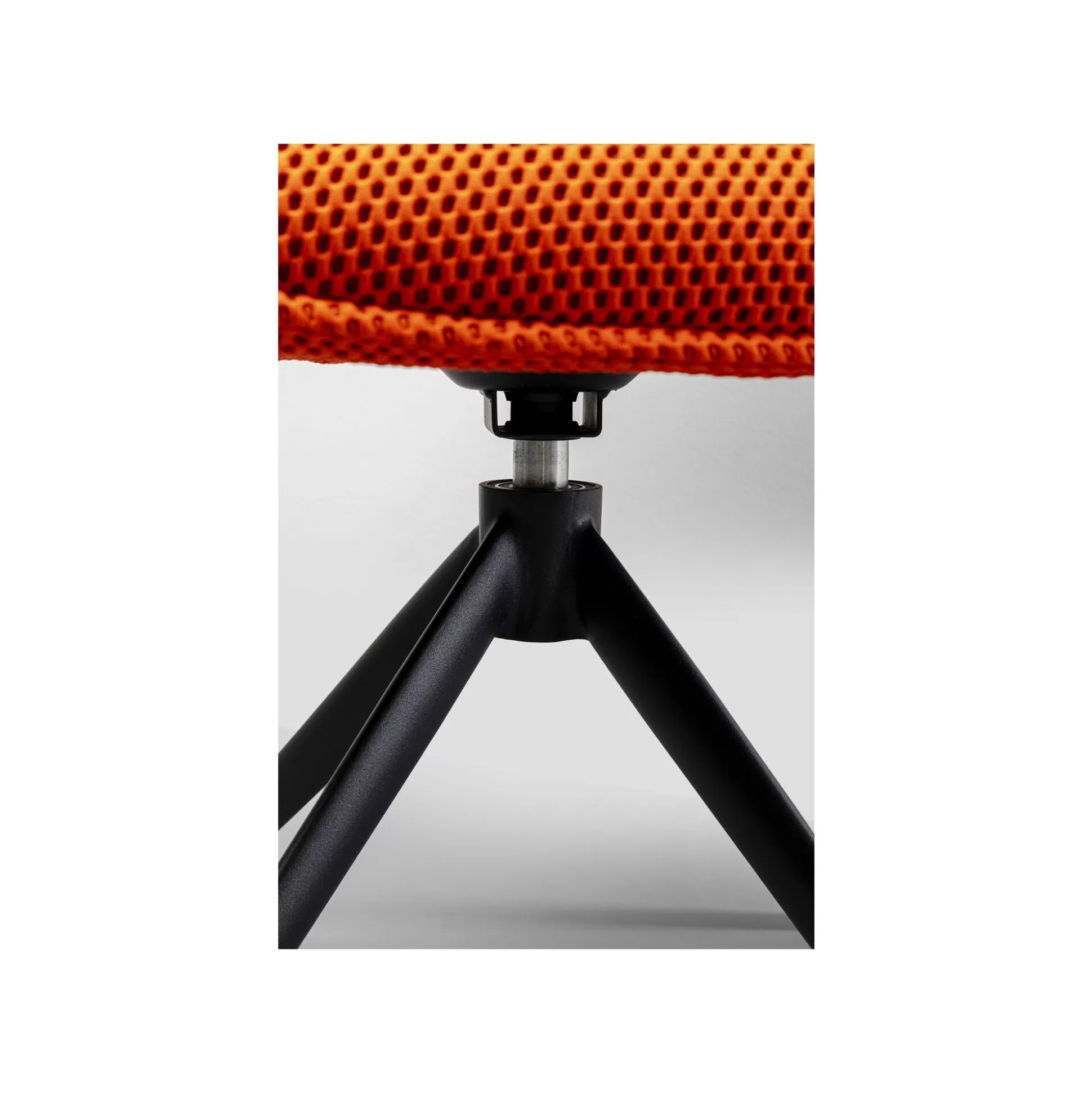 Chaise Avec Accoudoirs Pivotante Carlito Mesh Orange ^KARE Design Flash Sale