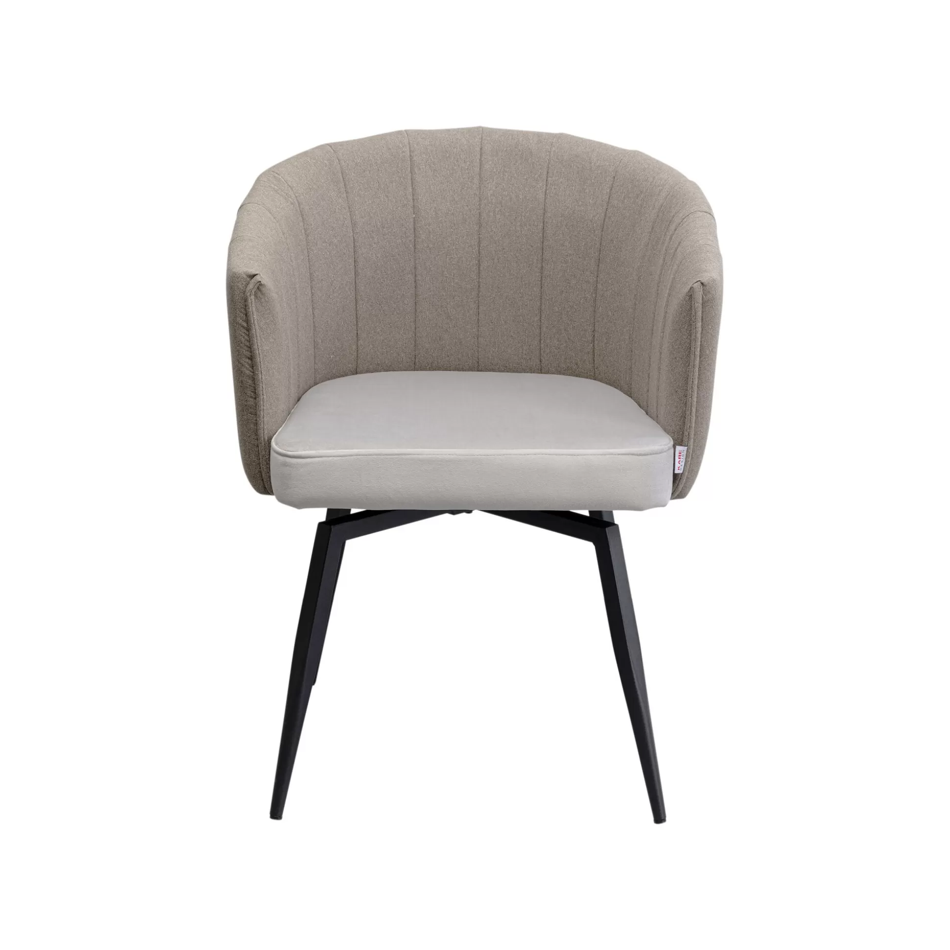 Chaise Avec Accoudoirs Pivotante Merida Grise ^KARE Design Sale