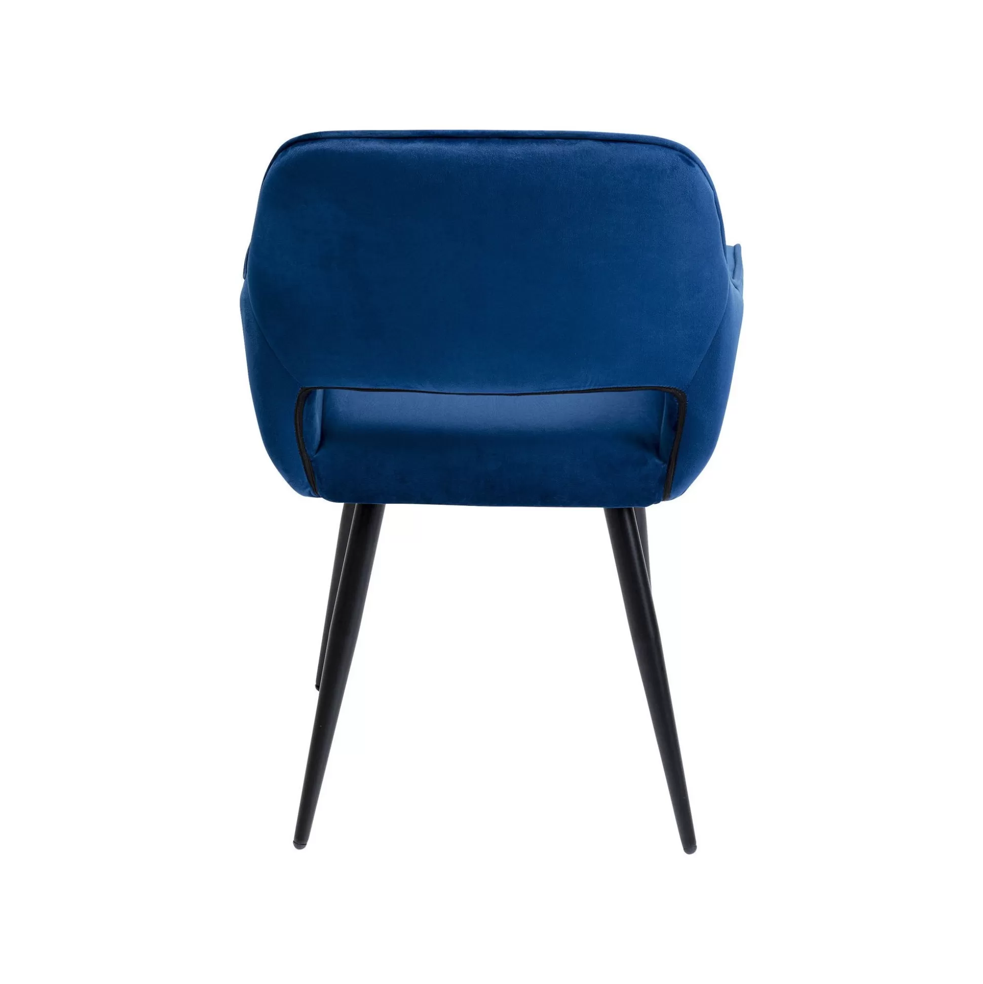 Chaise Avec Accoudoirs San Francisco Velours Bleu Pétrole ^KARE Design Sale
