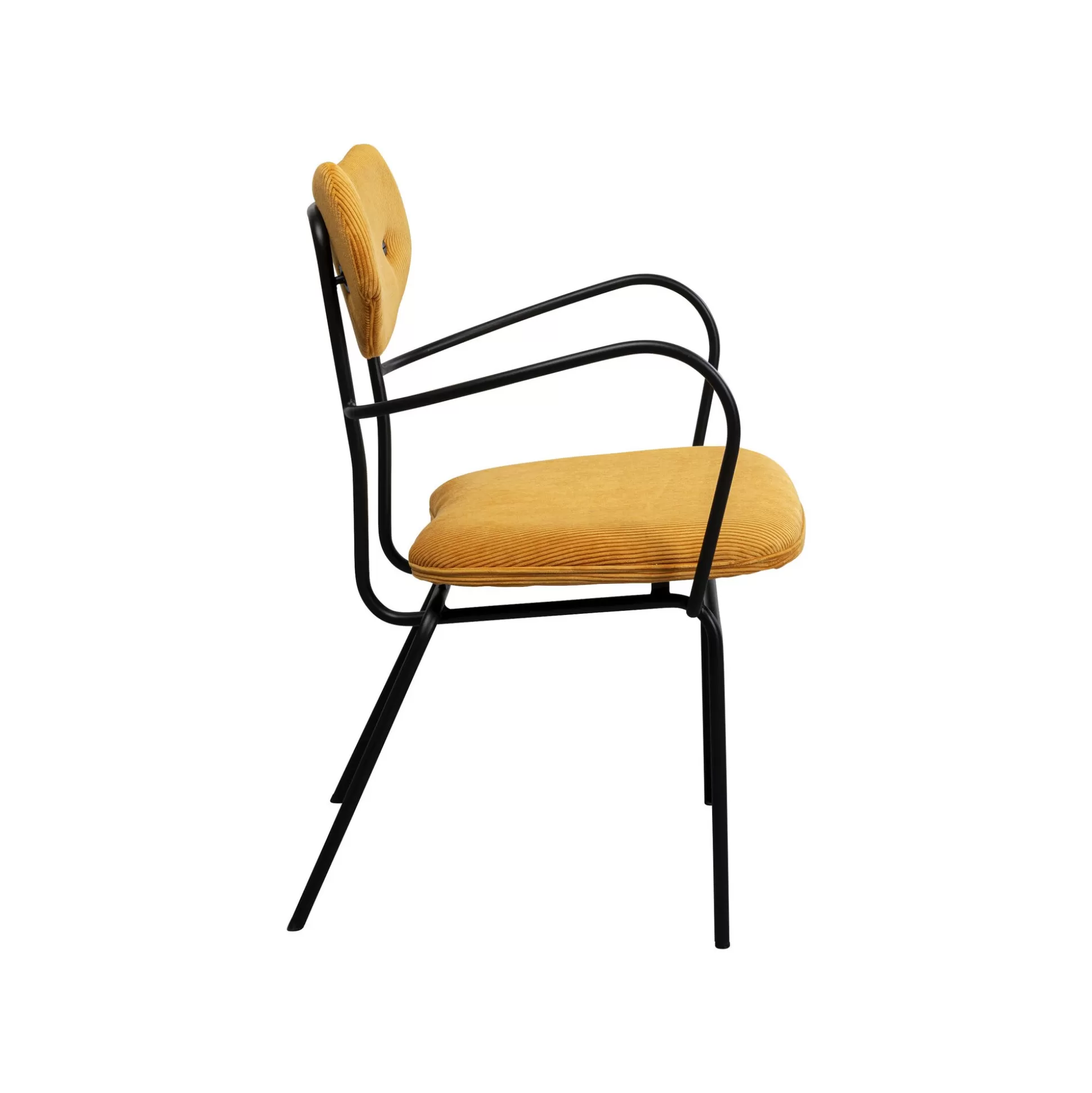 chaise_avec_accoudoirs_viola_jaune_kare_design_4.webp Chaise Avec Accoudoirs Viola Jaune ^KARE Design Best Sale