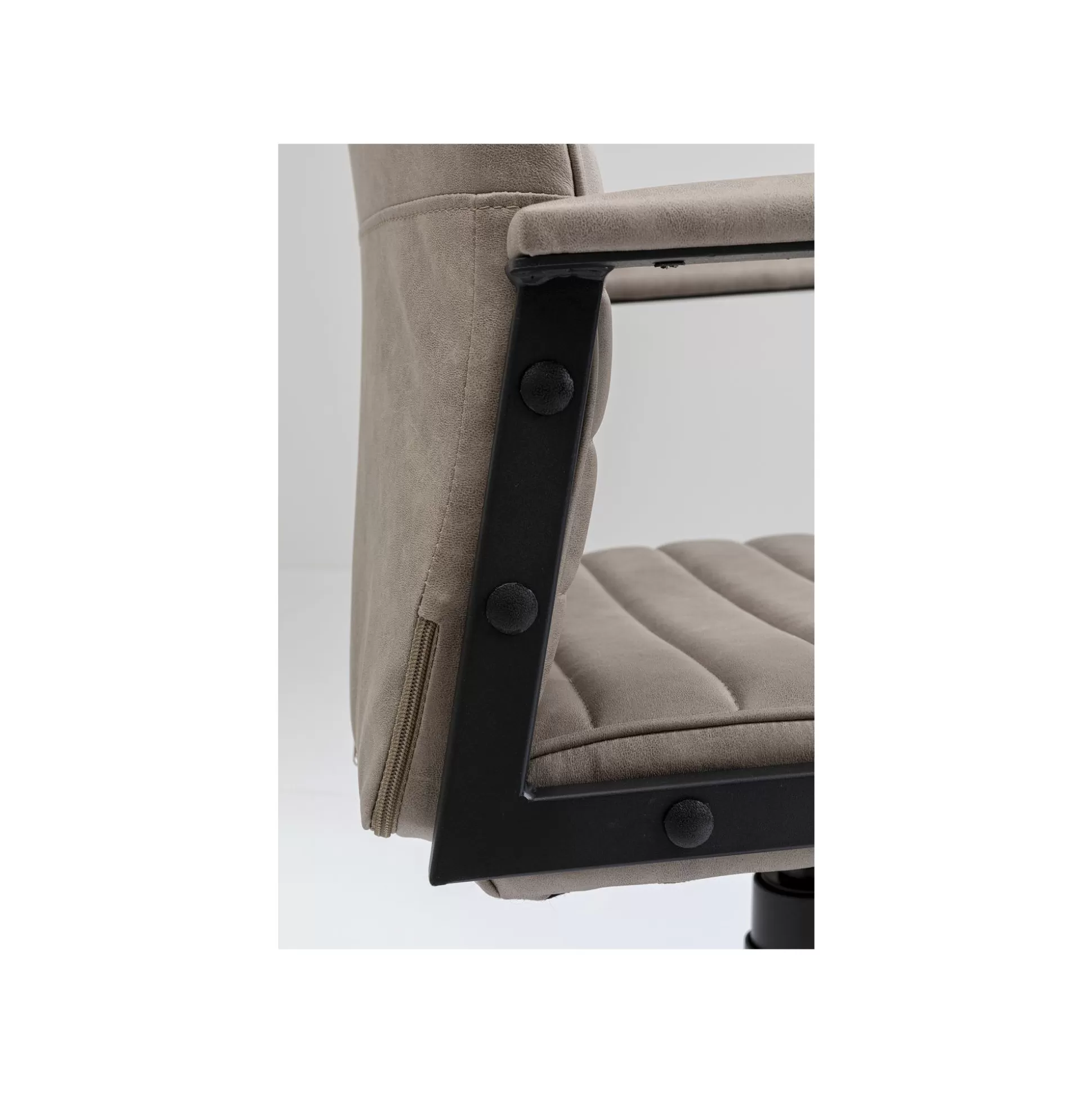 Chaise De Bureau Pivotante Labora Haute Taupe ^KARE Design Flash Sale