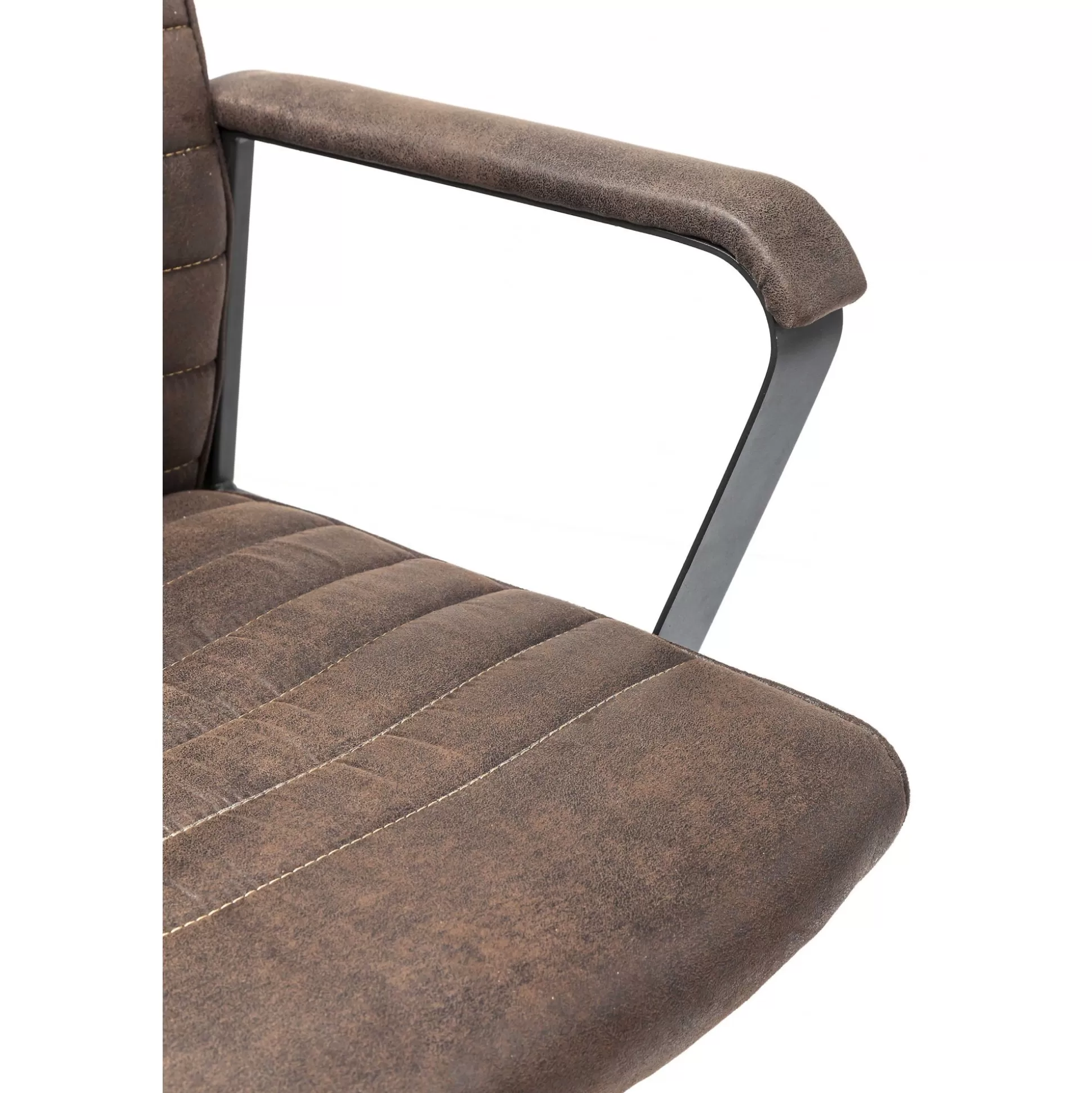 Chaise De Bureau Pivotante Labora Marron Foncé ^KARE Design Shop