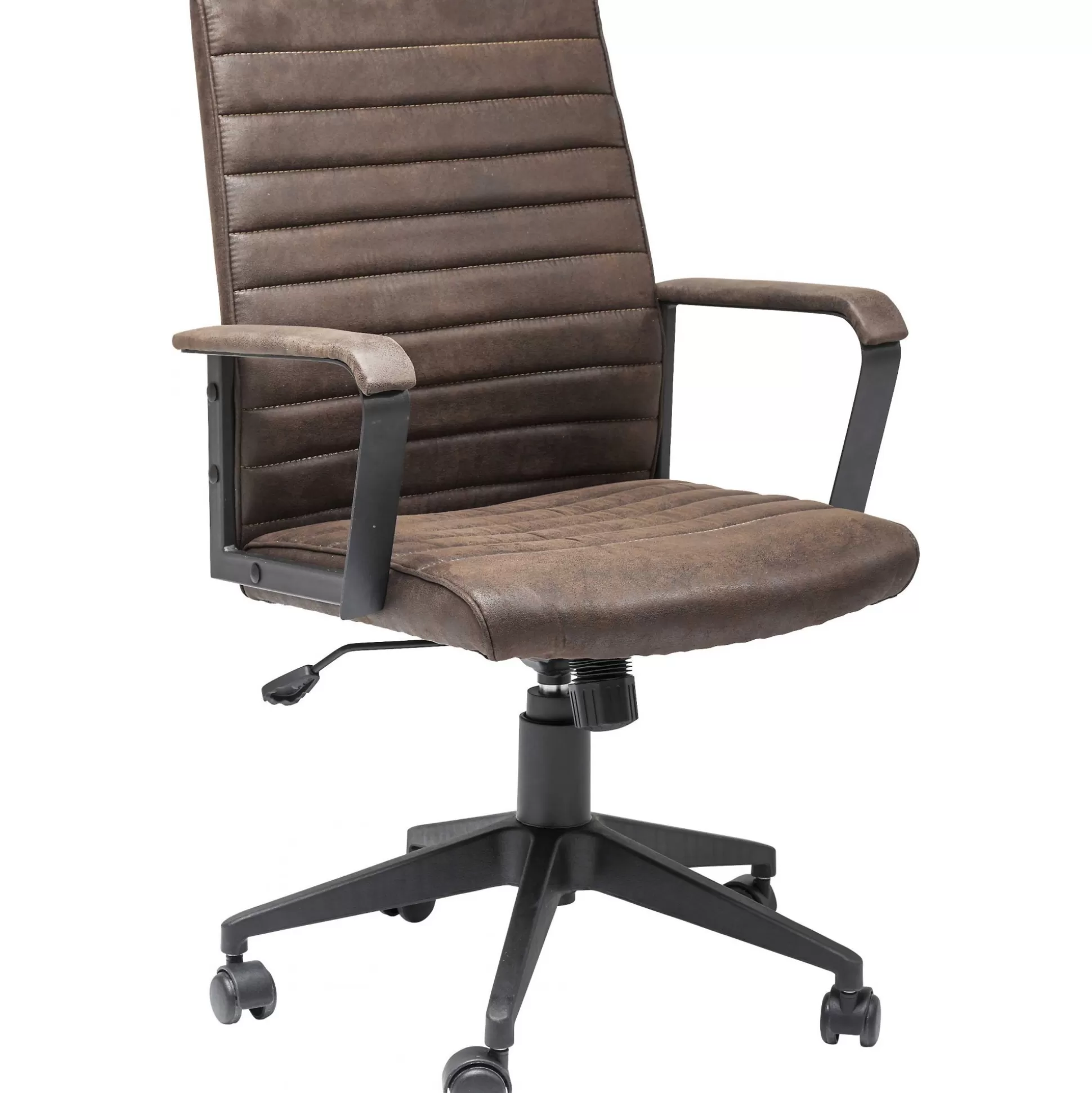 Chaise De Bureau Pivotante Labora Marron Foncé ^KARE Design Shop