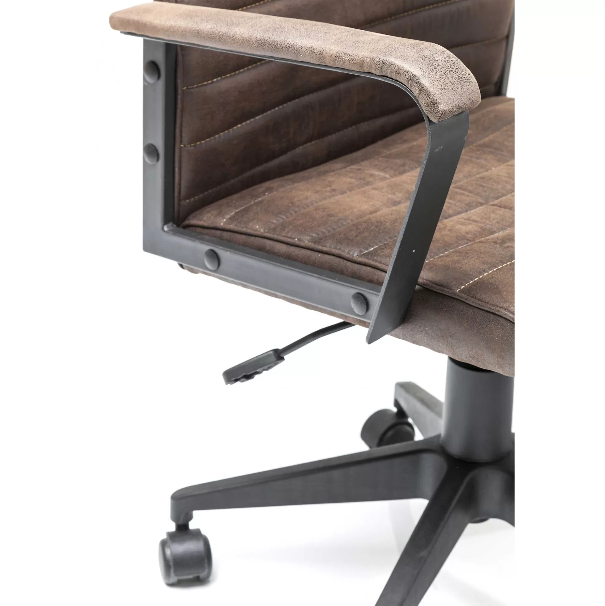 Chaise De Bureau Pivotante Labora Marron Foncé ^KARE Design Shop