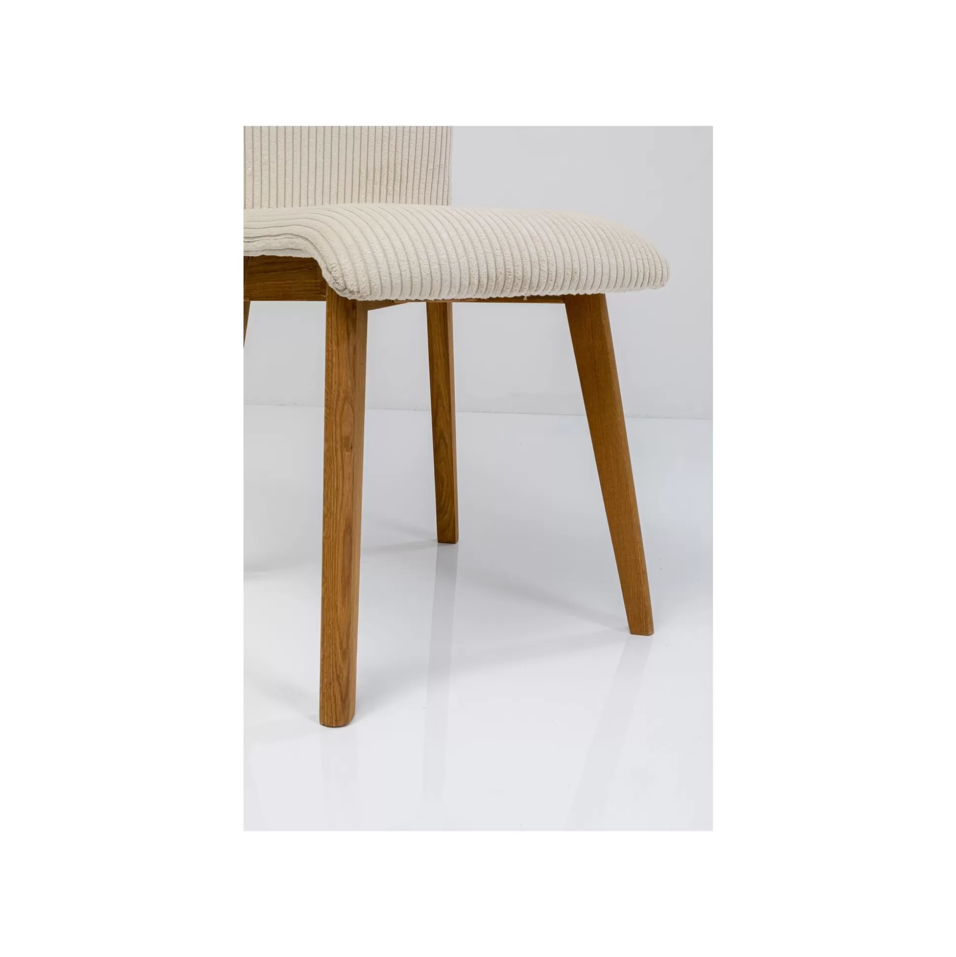 Chaise Lara Cord Côtelée Crème ^KARE Design Store