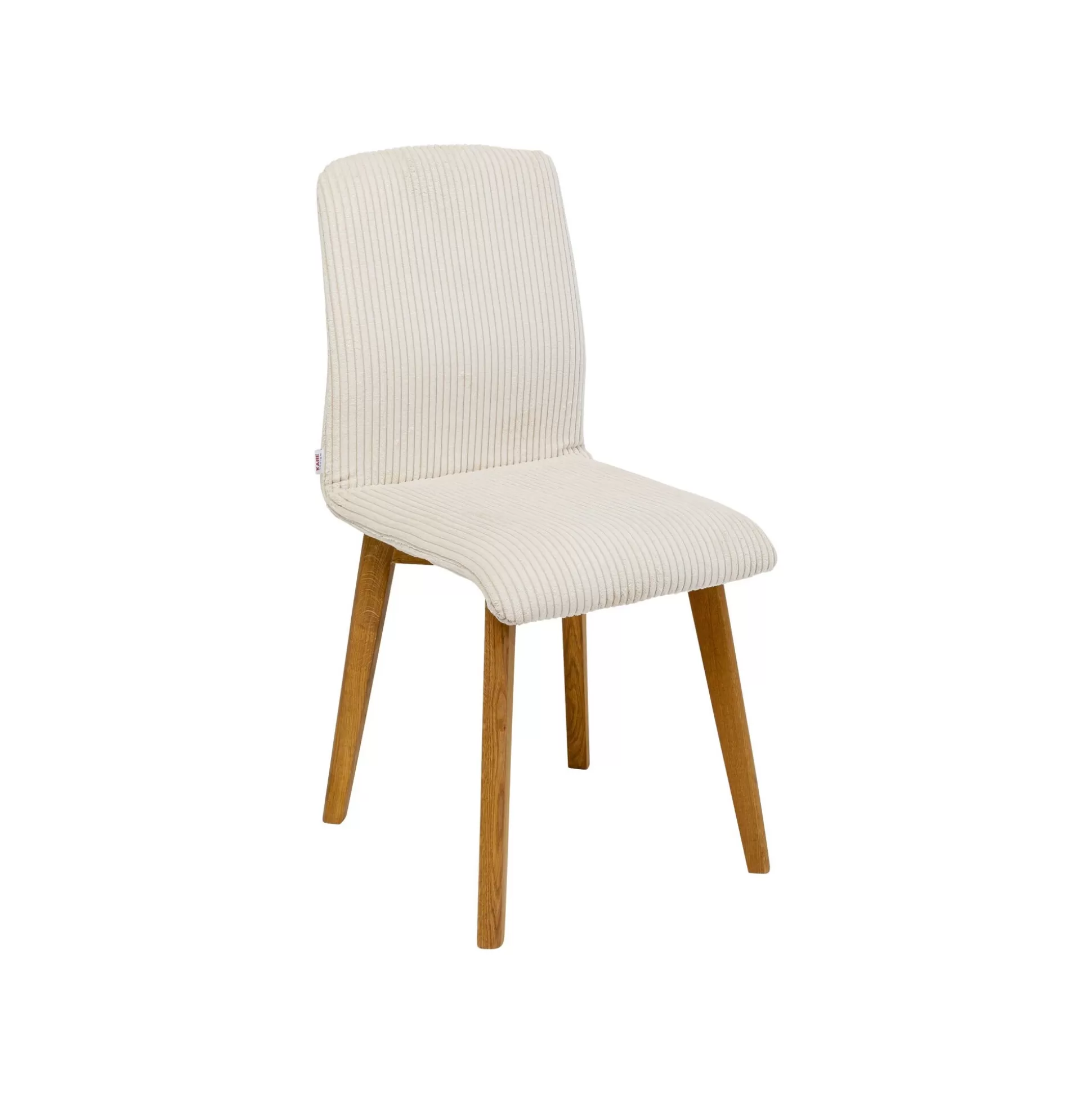 Chaise Lara Cord Côtelée Crème ^KARE Design Store
