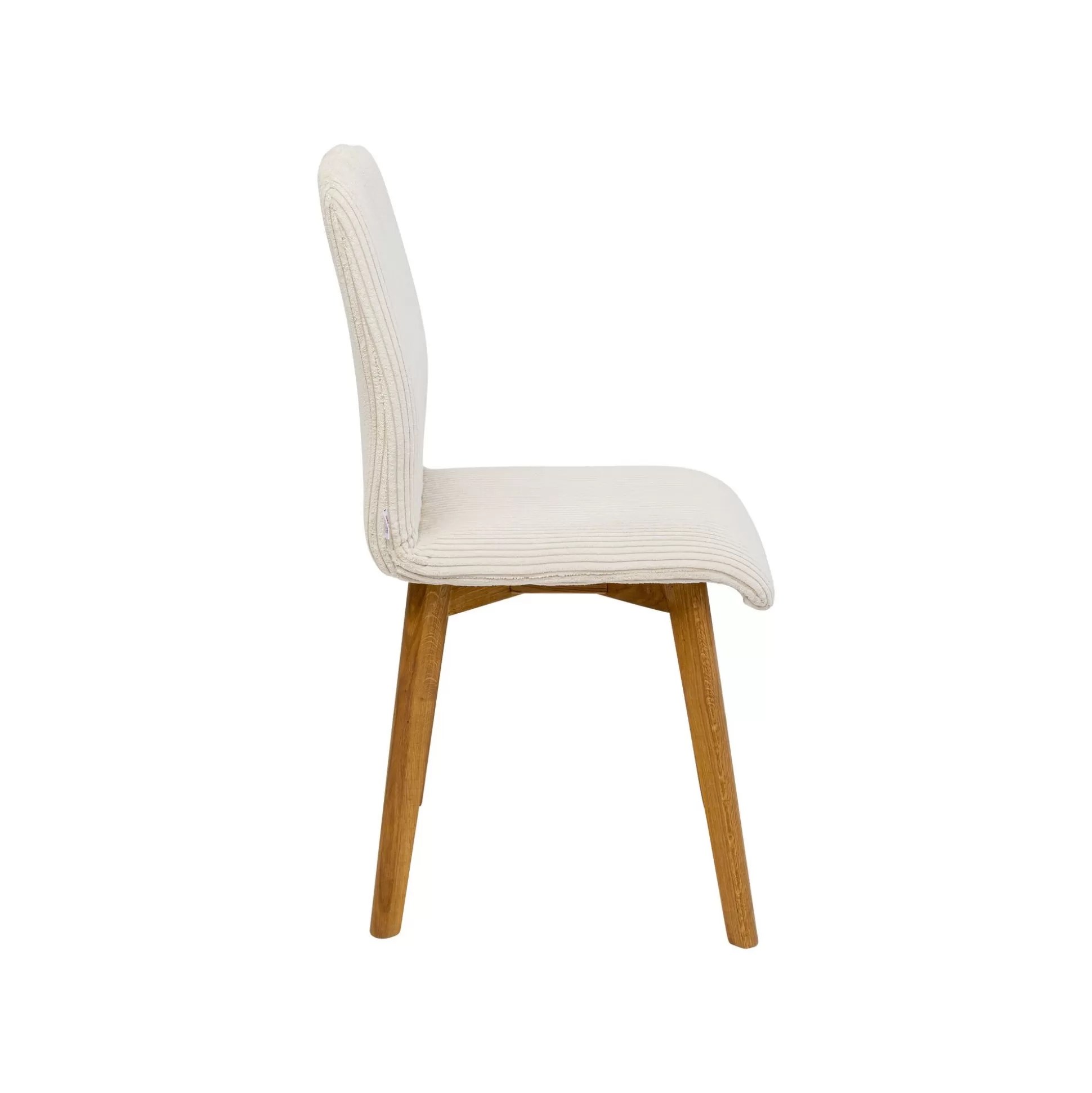Chaise Lara Cord Côtelée Crème ^KARE Design Store