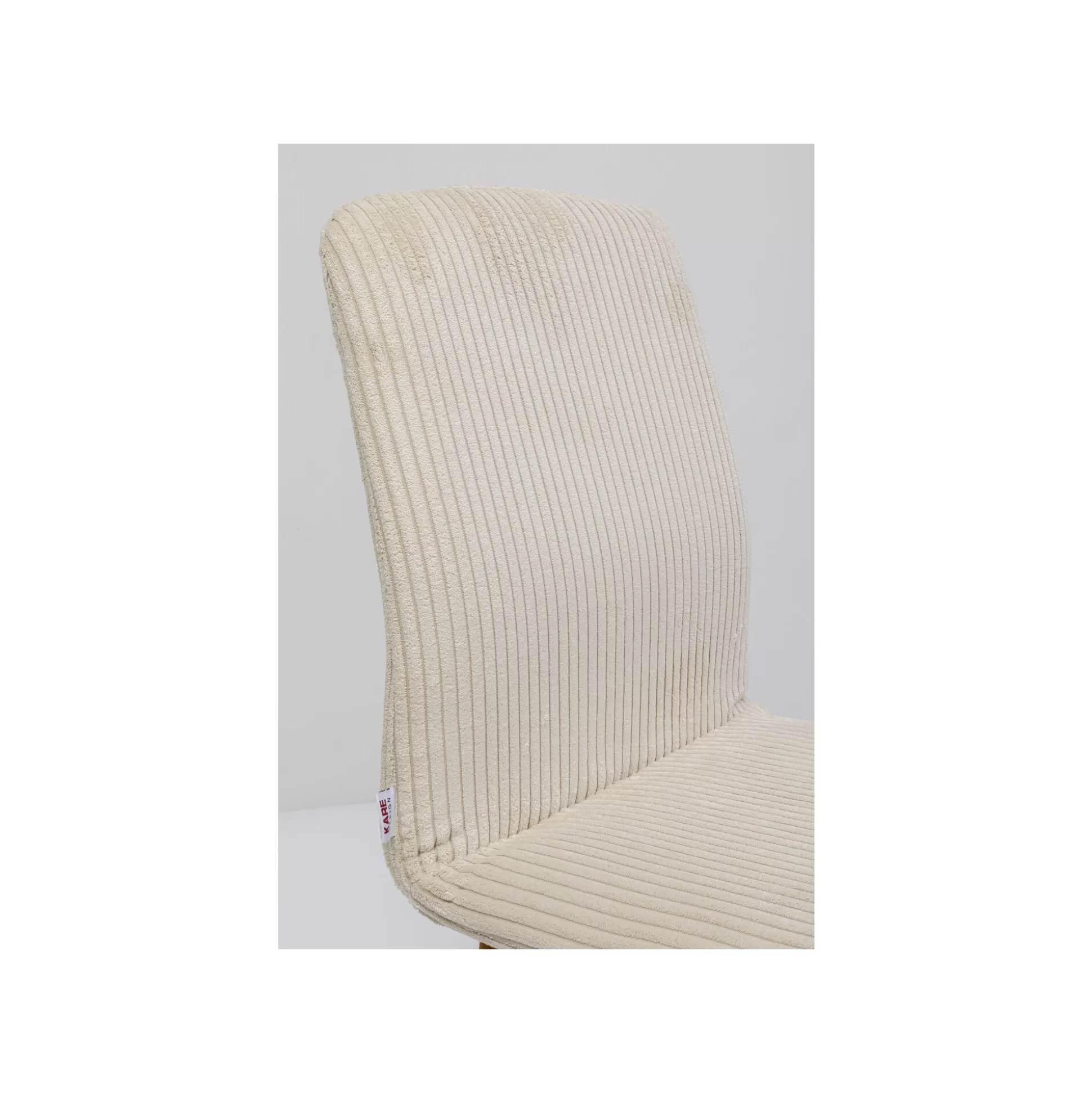 Chaise Lara Cord Côtelée Crème ^KARE Design Store