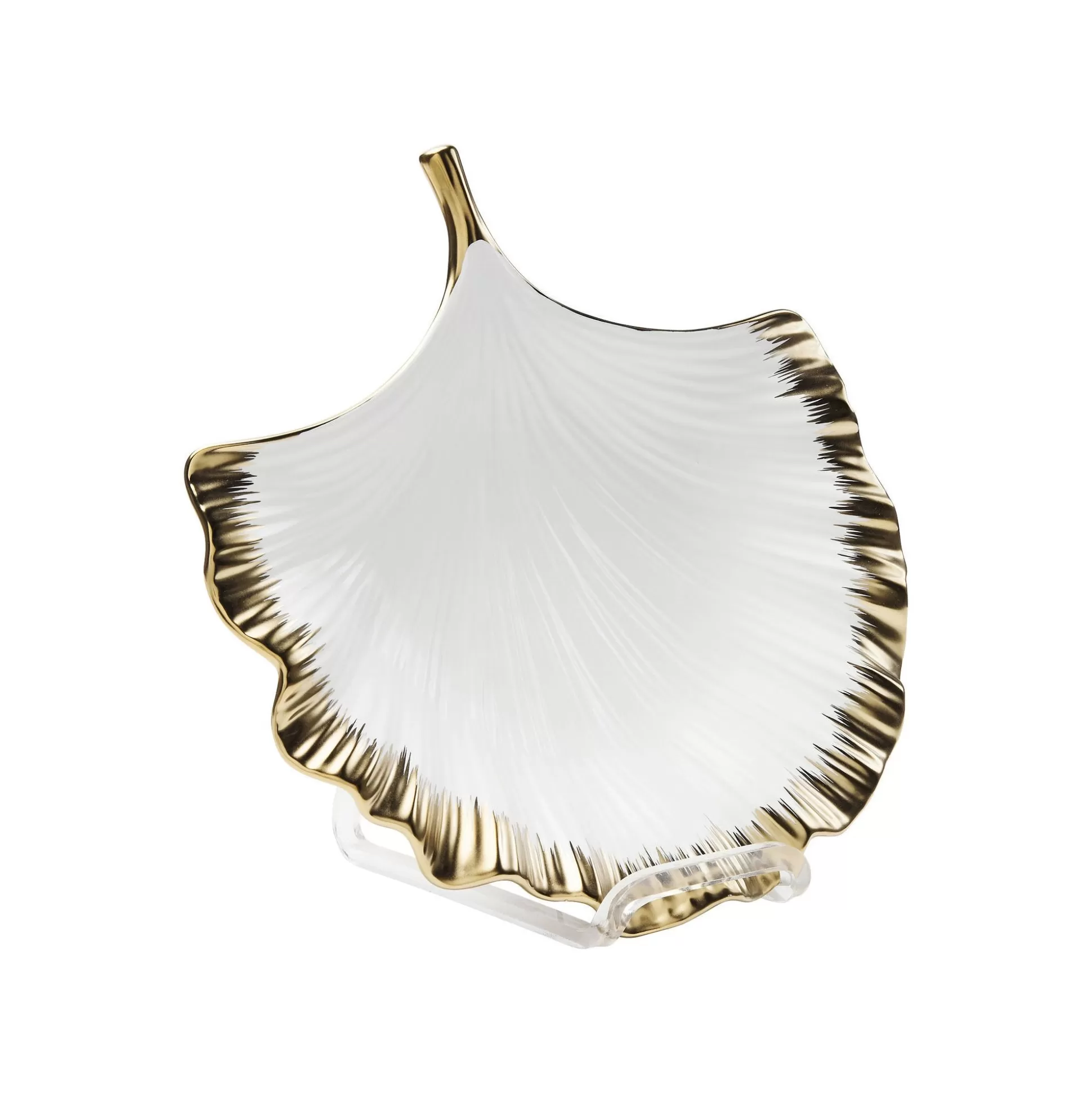 Coupe Feuille De Ginkgo Bordure Dorée ^KARE Design Store