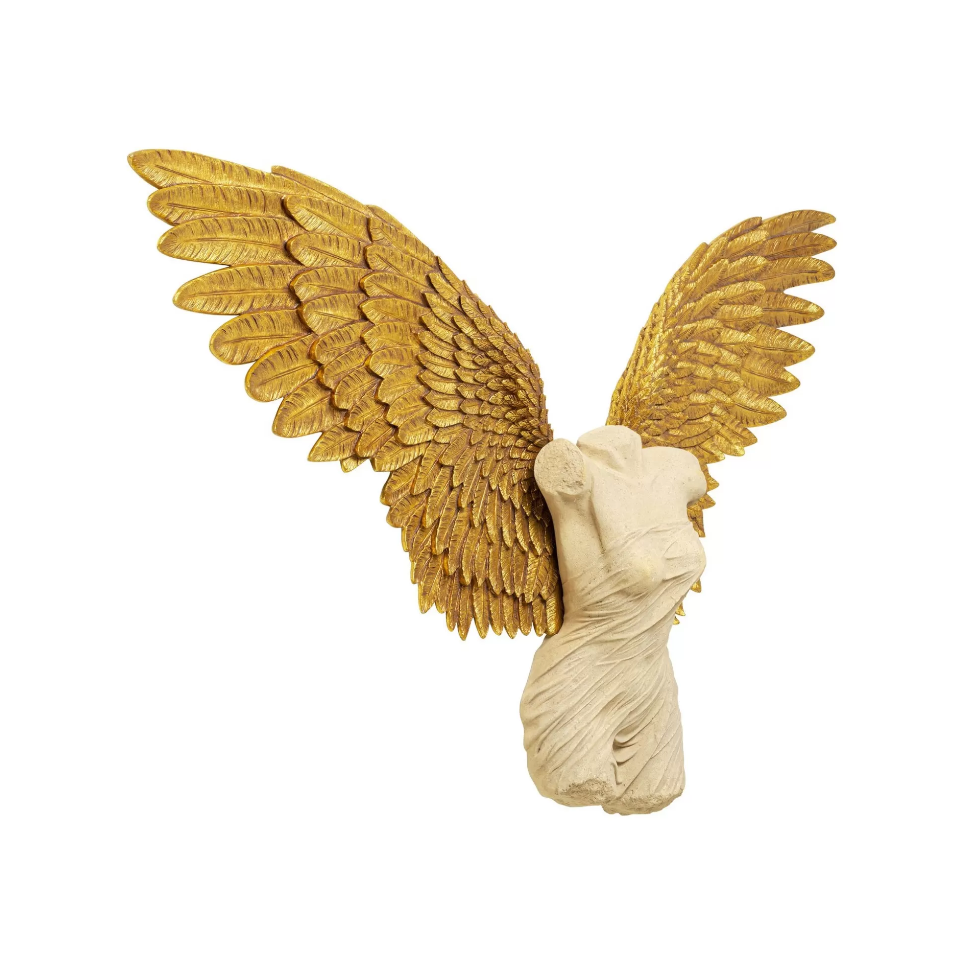 Déco Murale Buste Femme Ailes Dorées 203x140cm ^KARE Design Best Sale