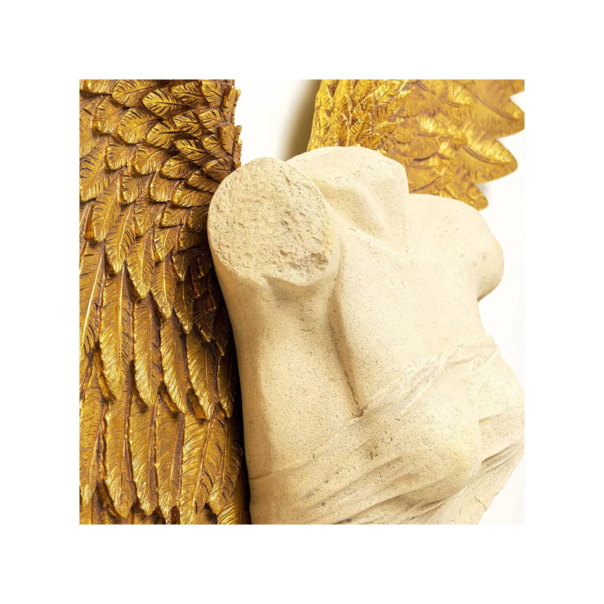 Déco Murale Buste Femme Ailes Dorées 203x140cm ^KARE Design Best Sale