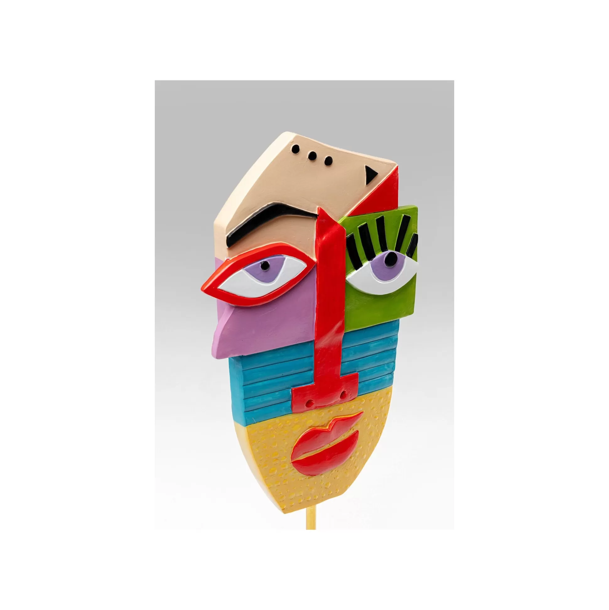 Déco Visage Abstrait Multicolore ^KARE Design Store