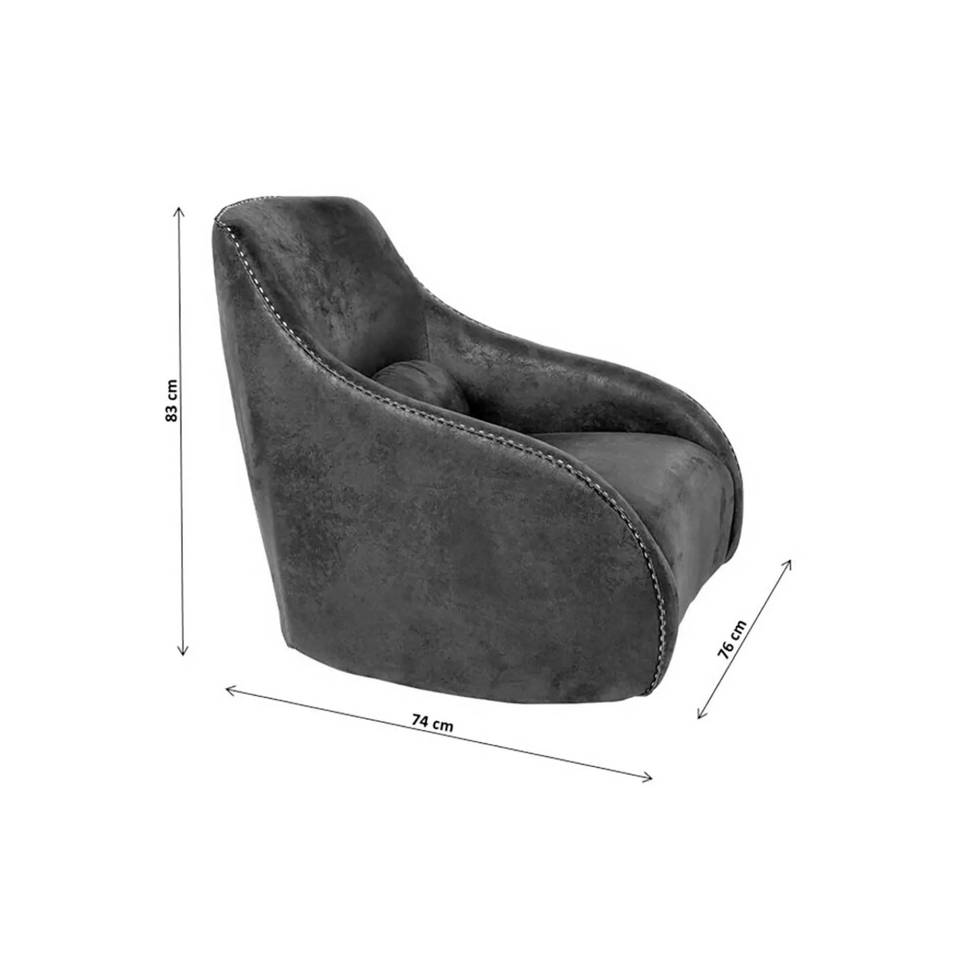 Fauteuil à Bascule Swing Ritmo Vintage Marron ^KARE Design Cheap