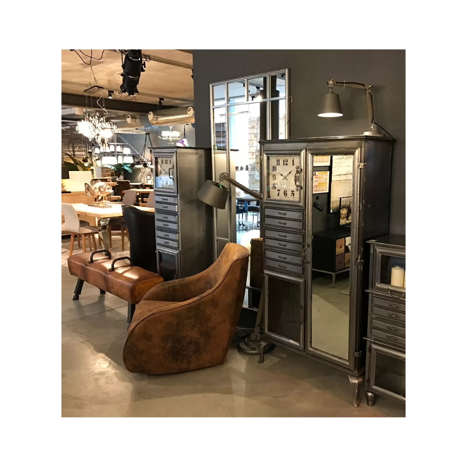 Fauteuil à Bascule Swing Ritmo Vintage Marron ^KARE Design Cheap