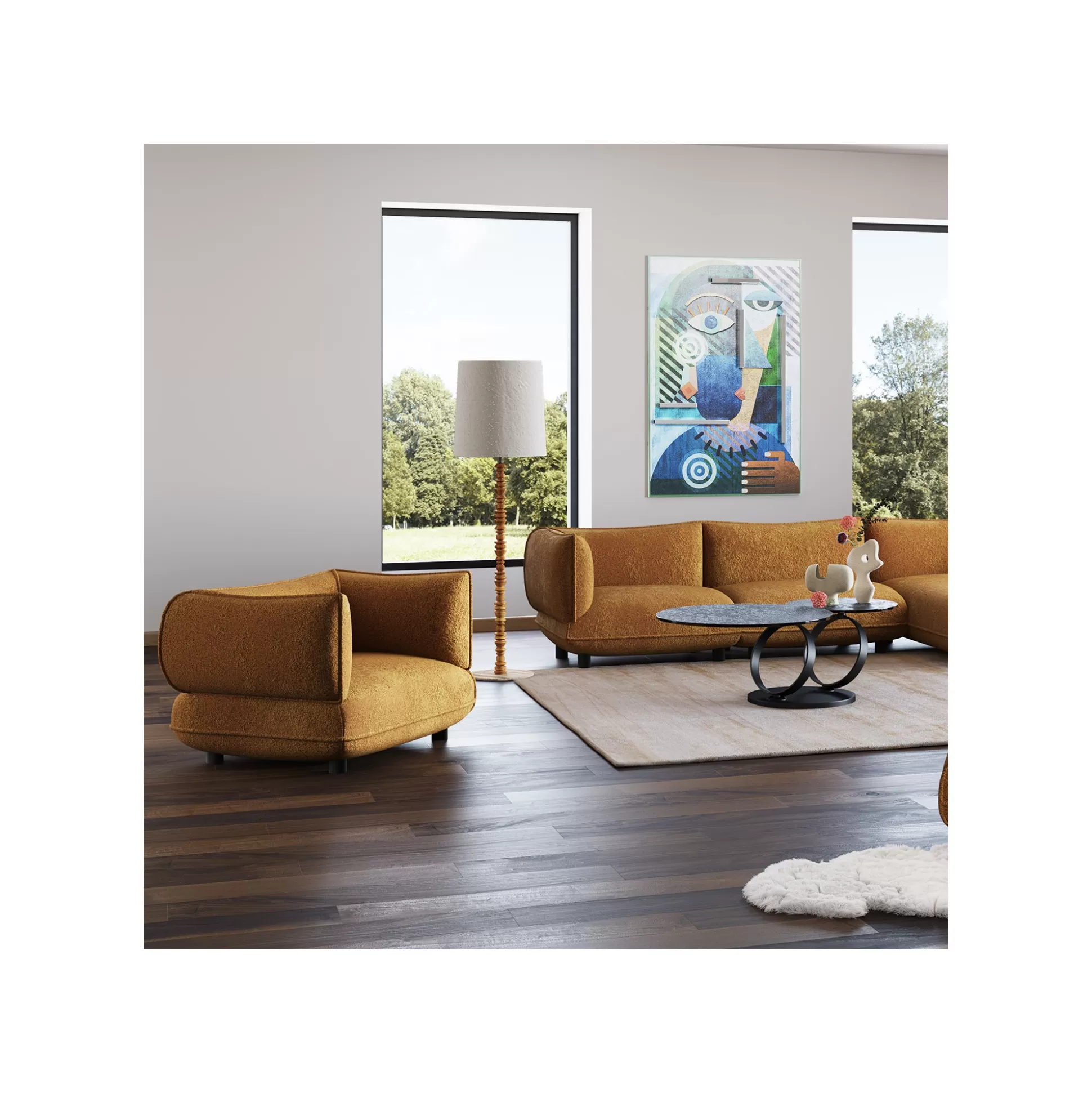 Fauteuil Gigi Marron ^KARE Design Hot