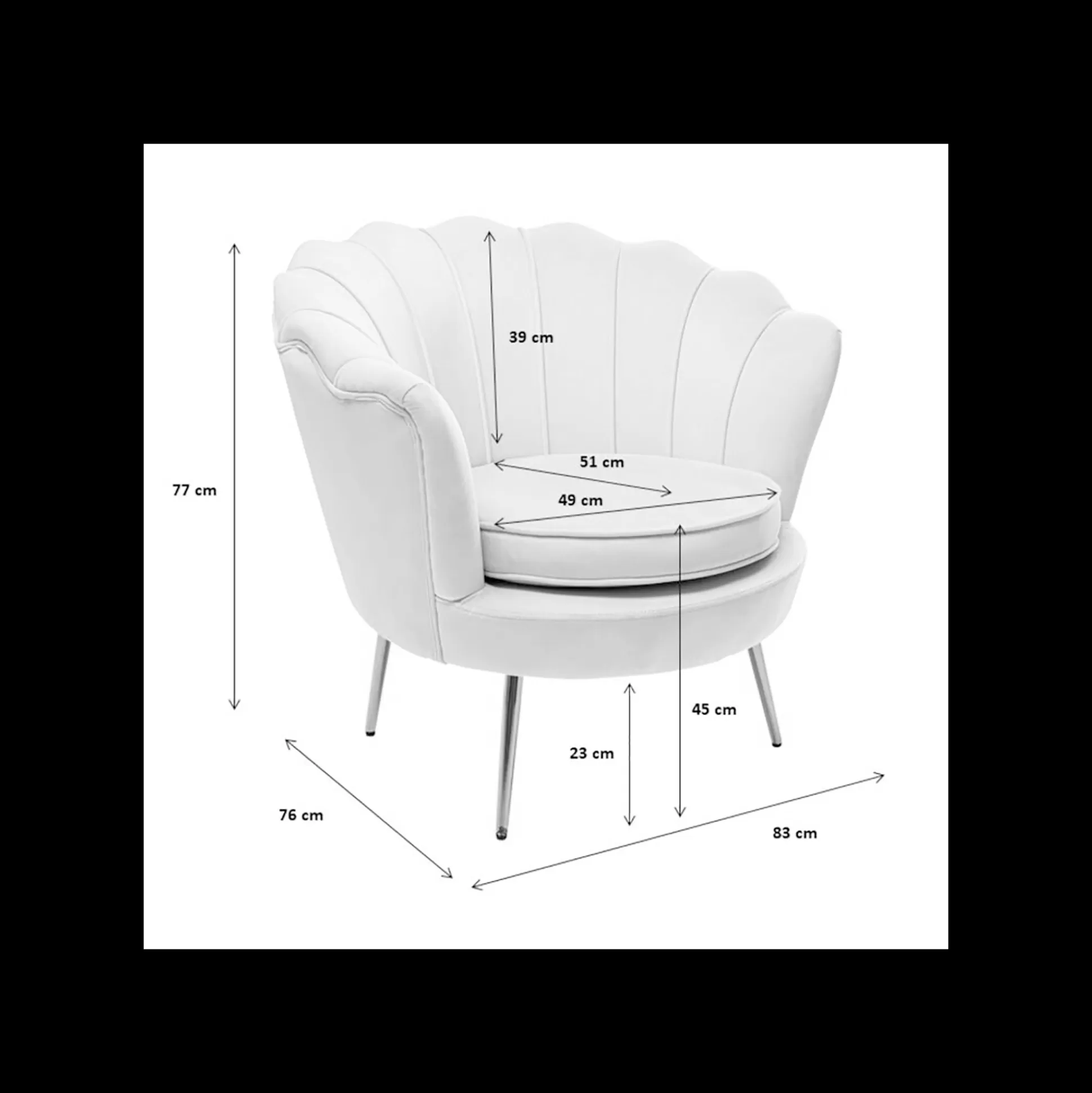 Fauteuil Water Lily Velours Fuchsia Et Acier Doré ^KARE Design Best Sale