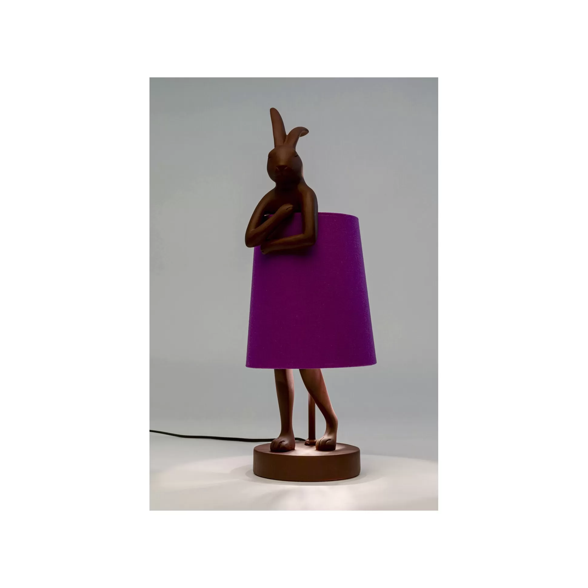 Lampe Animal Lapin Bordeaux Et Violette 50cm ^KARE Design Hot