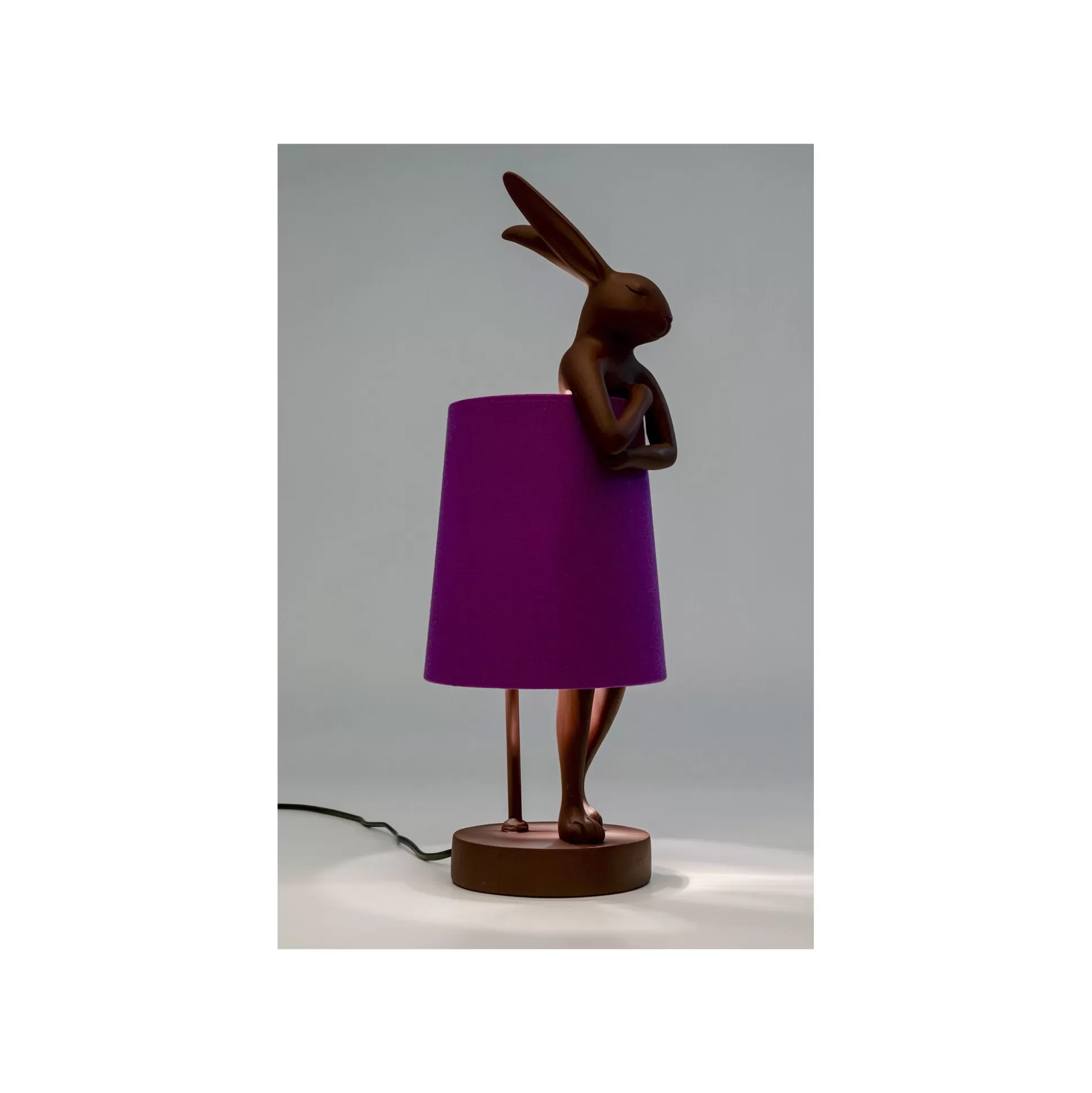 Lampe Animal Lapin Bordeaux Et Violette 50cm ^KARE Design Hot