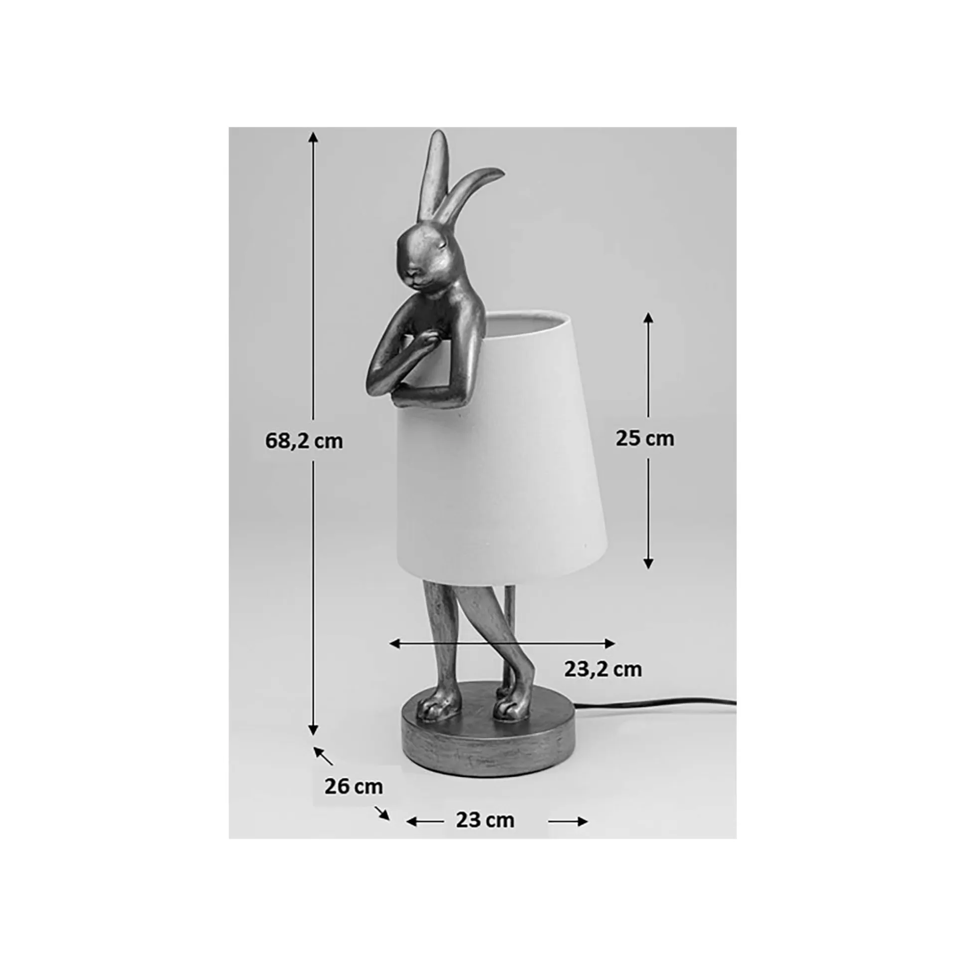 Lampe Animal Lapin Dorée Et Verte 68cm ^KARE Design Cheap