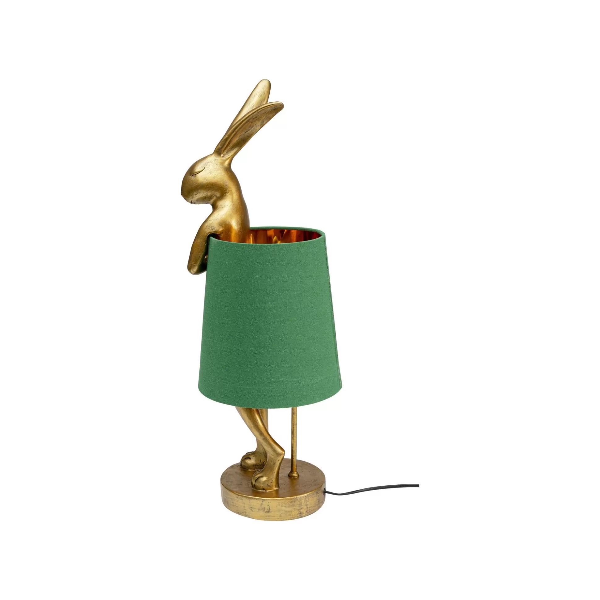 Lampe Animal Lapin Dorée Et Verte 68cm ^KARE Design Cheap