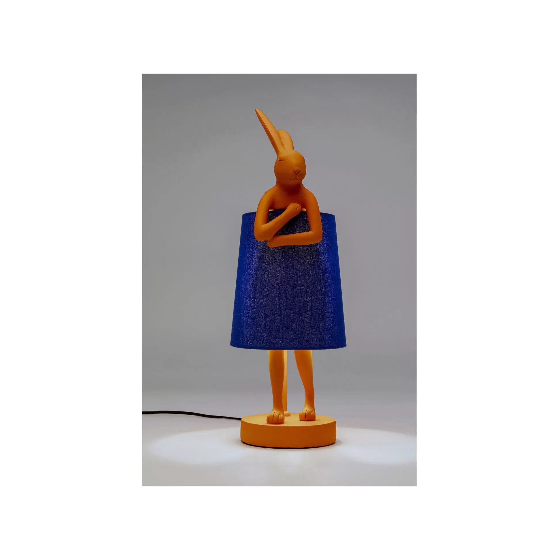 Lampe Animal Lapin Orange Et Bleue 50cm ^KARE Design Online