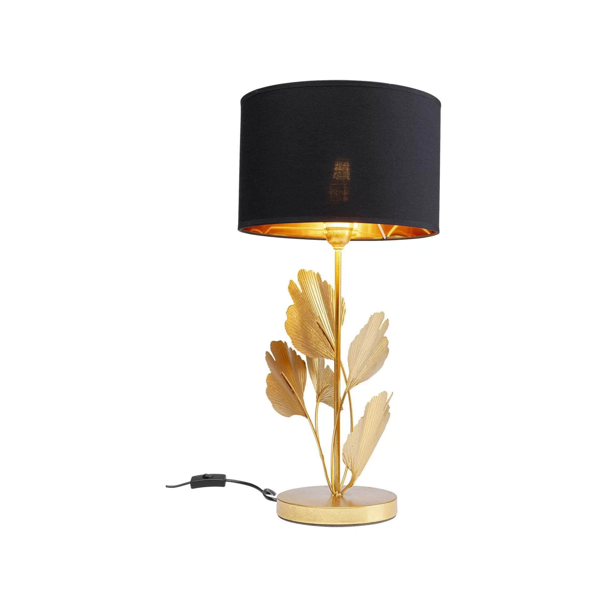 Lampe Feuilles De Ginkgo Dorées Et Noir ^KARE Design Best