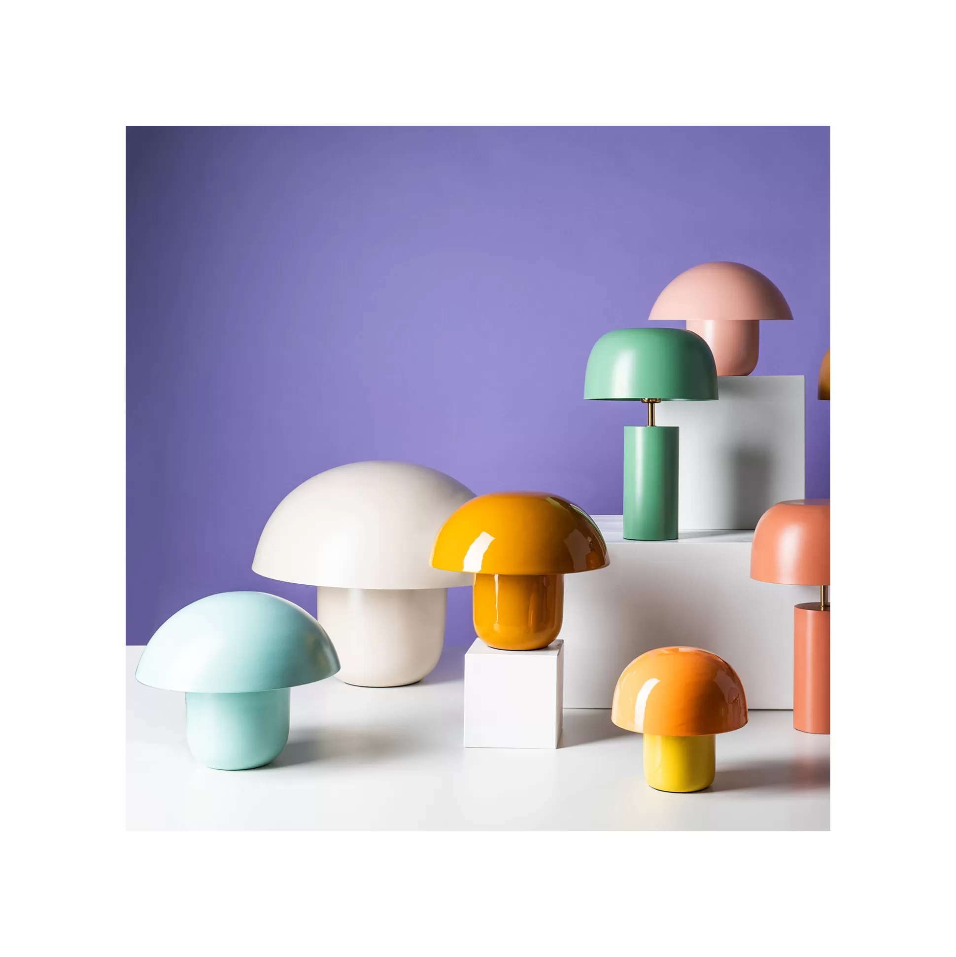 lampe_mushroom_cm_bleue_kare_design_8.webp Lampe Mushroom 27cm Bleue ^KARE Design Sale