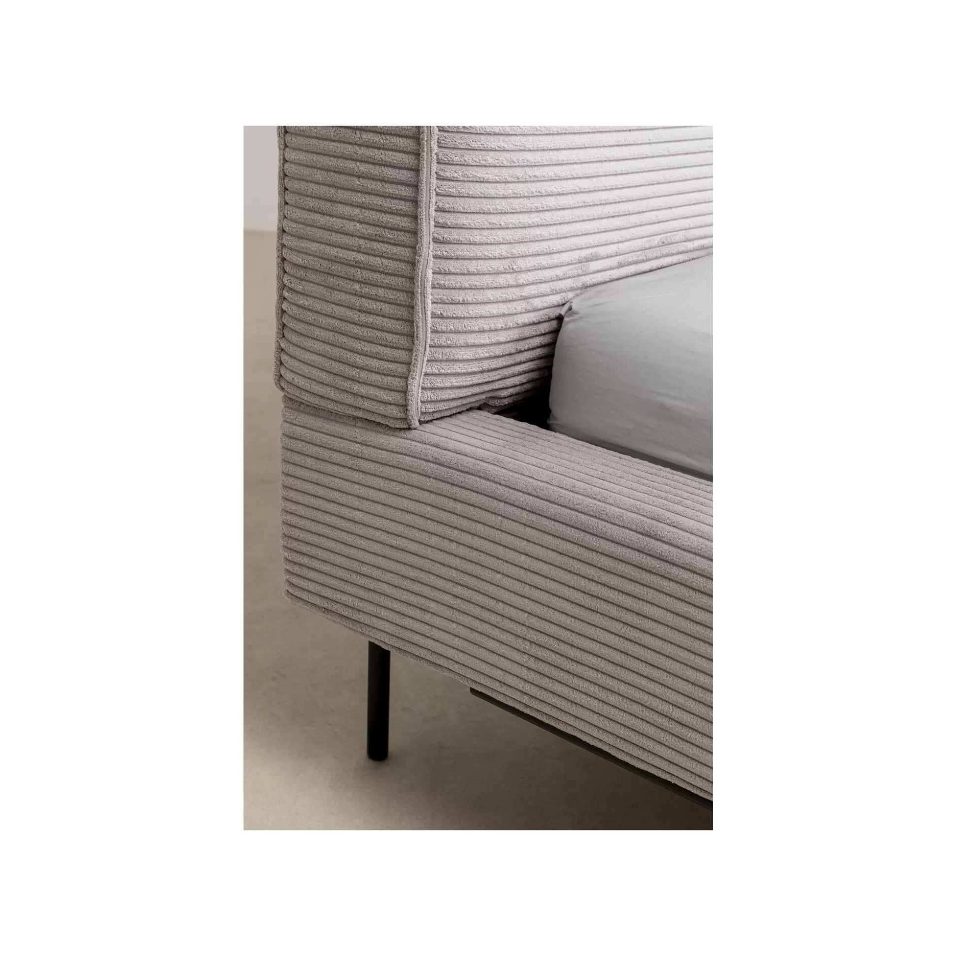 Lit East Side Cord Côtelé Gris ^KARE Design Best