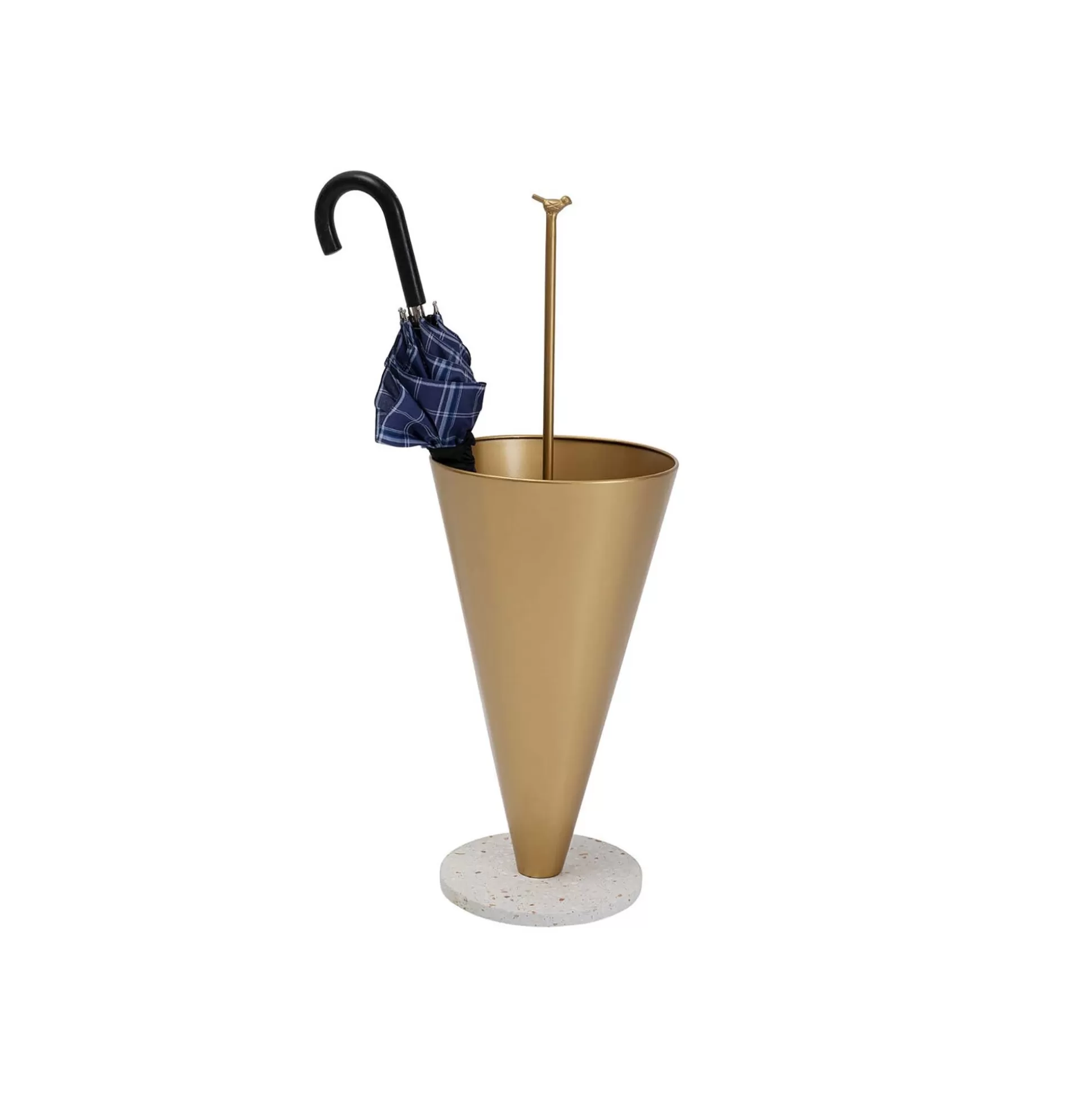 Porte-parapluies Singing In The Rain Doré ^KARE Design Outlet
