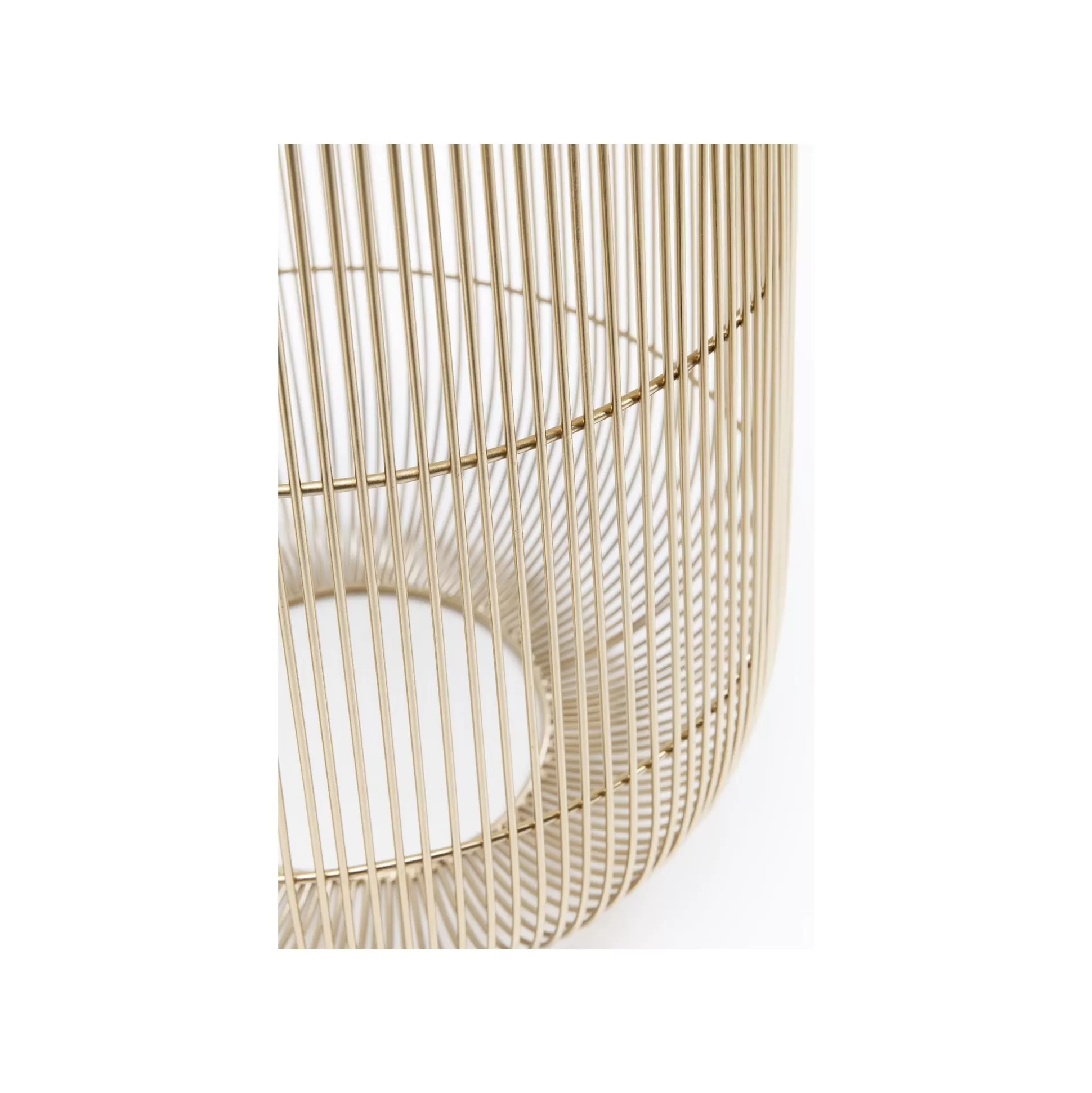 Table D'appoint Beam Dorée Marbre Blanc 32cm ^KARE Design Fashion