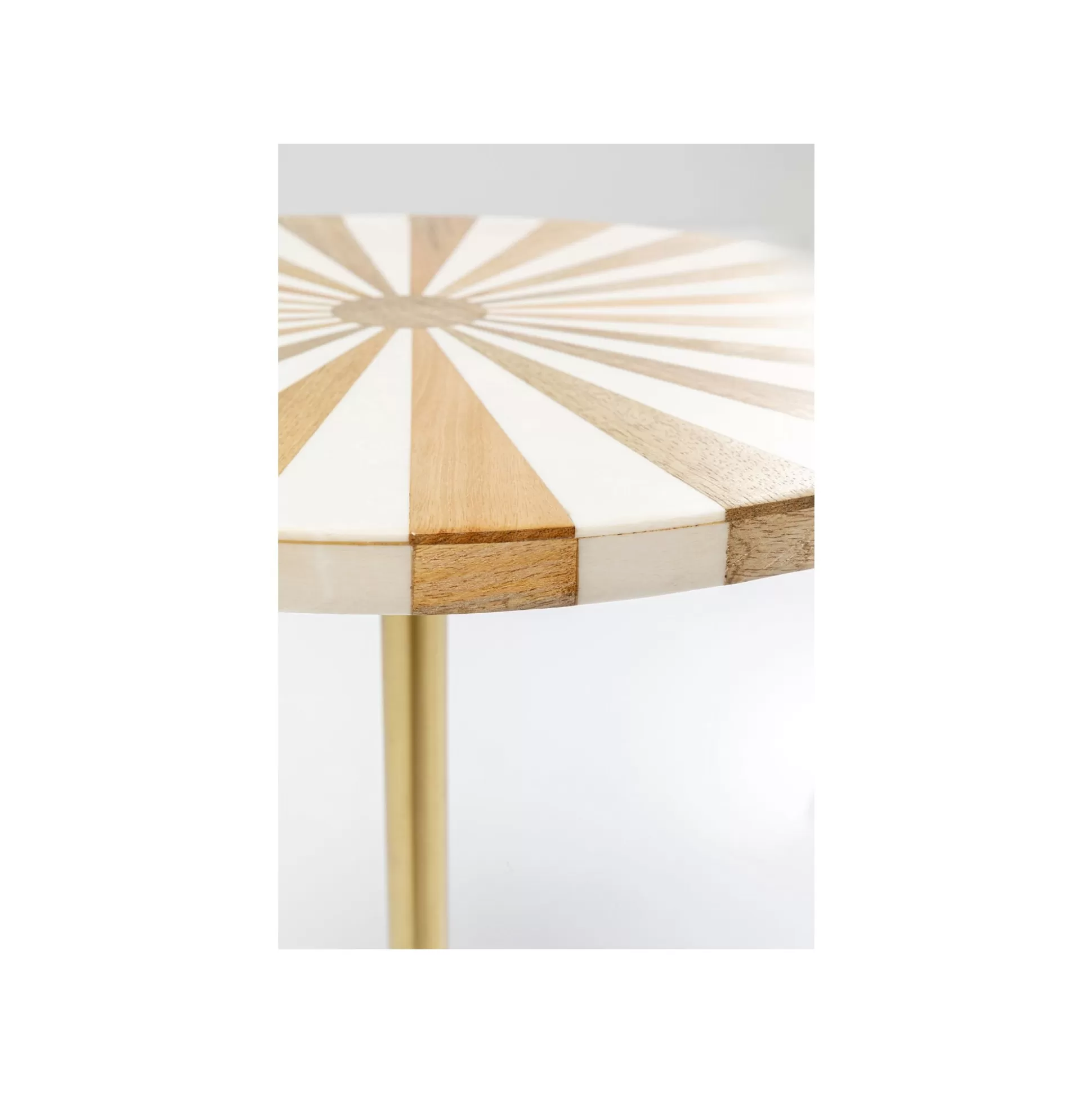 Table D'appoint Domero Cirque 40cm Blanche Et Dorée ^KARE Design Cheap