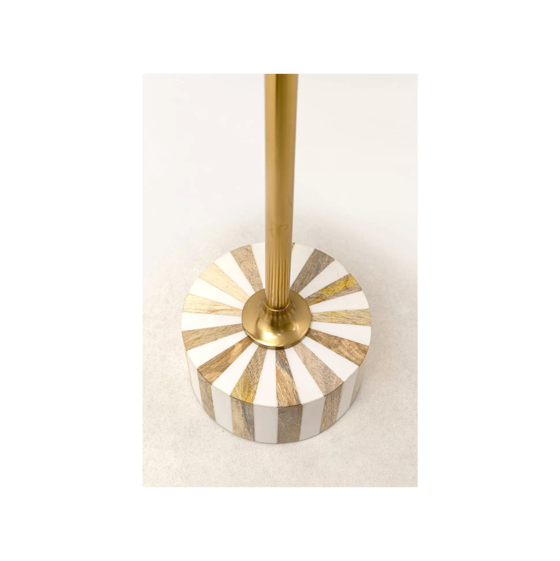 Table D'appoint Domero Cirque 25cm Blanche Et Dorée ^KARE Design Online