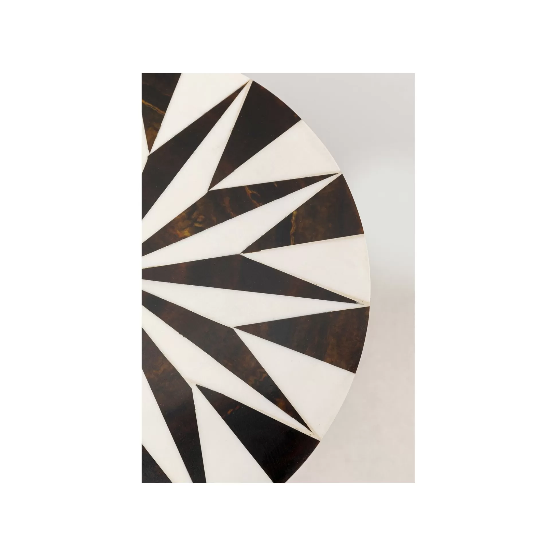 Table D'appoint Domero Star 25cm Marron Et Blanche ^KARE Design Discount