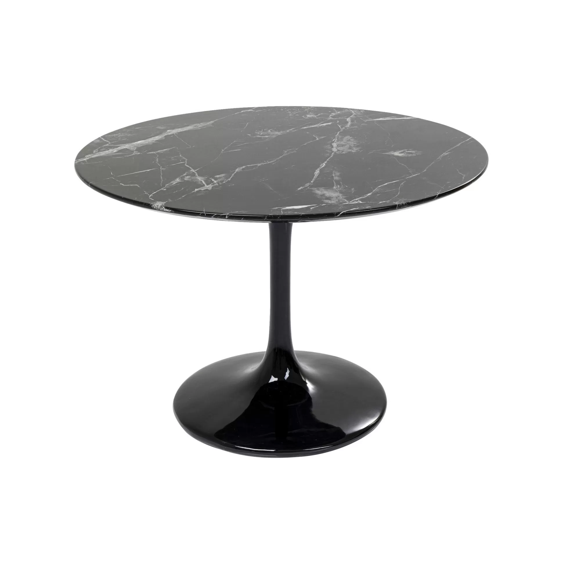 Table Solo 110cm Effet Marbre Noir ^KARE Design Store