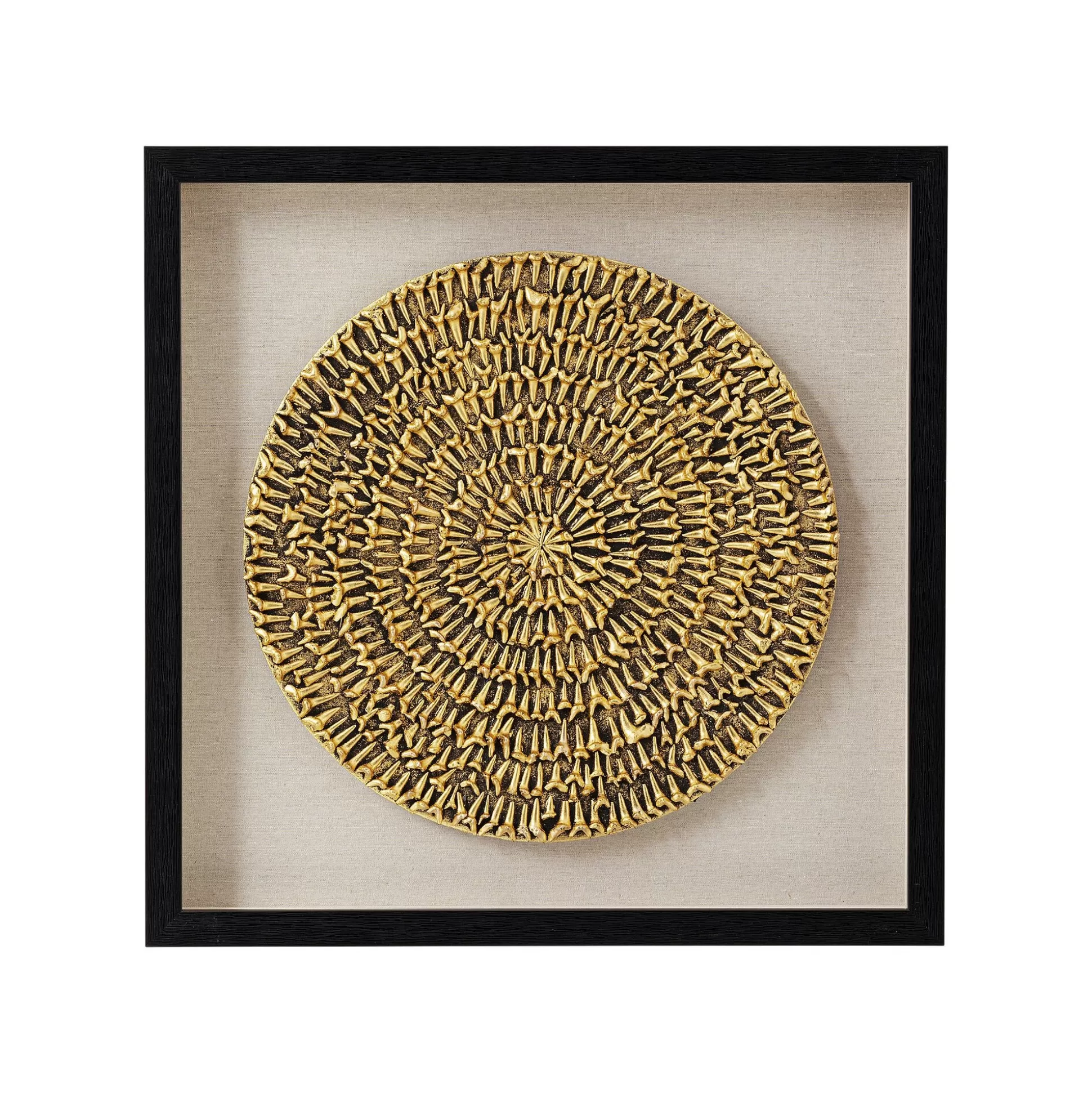 Tableau 3D Chain Circle Doré 60x60cm ^KARE Design Cheap