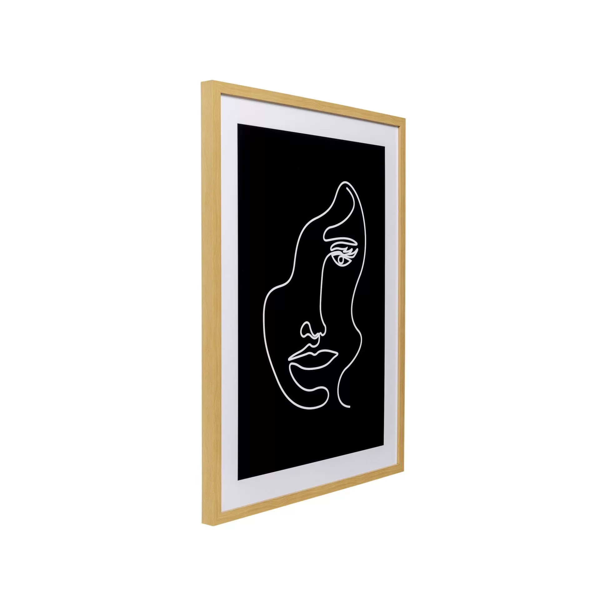 Tableau Faccia Arte Noir Et Blanc Femme 60x80cm ^KARE Design Cheap
