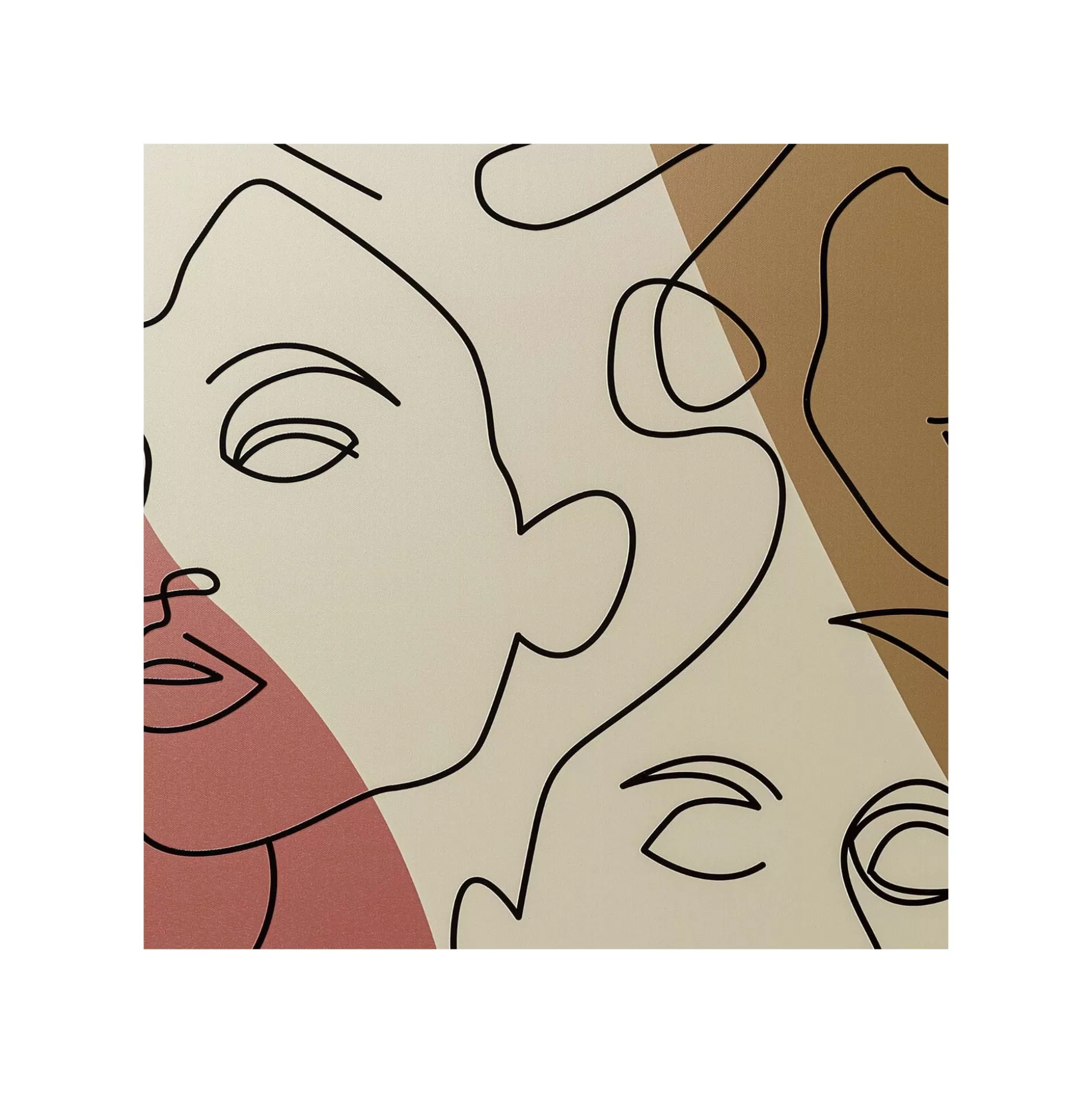 Tableau Faccia Arte Tricolore 90x120cm ^KARE Design Hot
