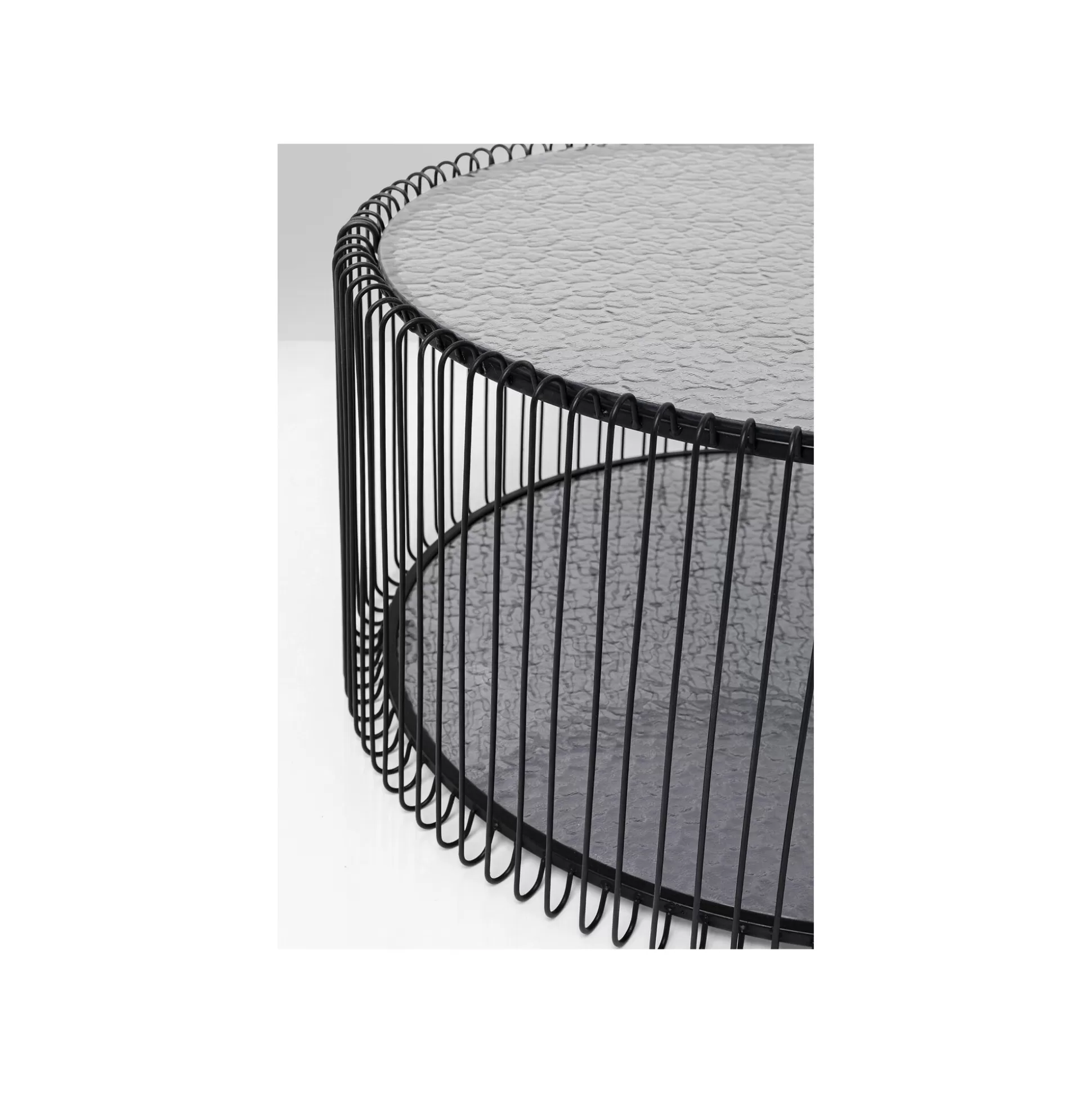 Tables Basses Wire Double Bubble Noires Set De 2 ^KARE Design Cheap